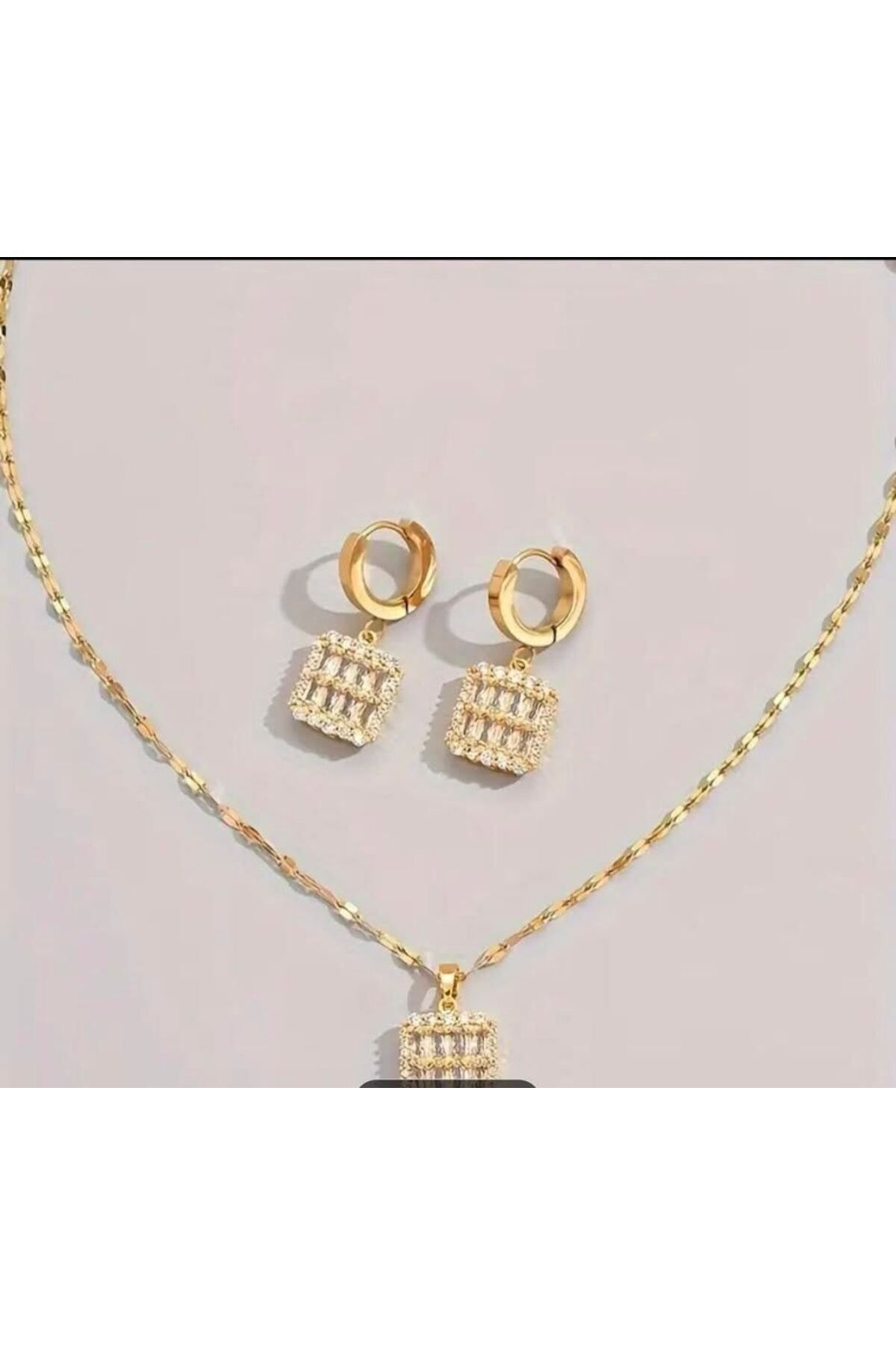 staınless steel KOLYE SET