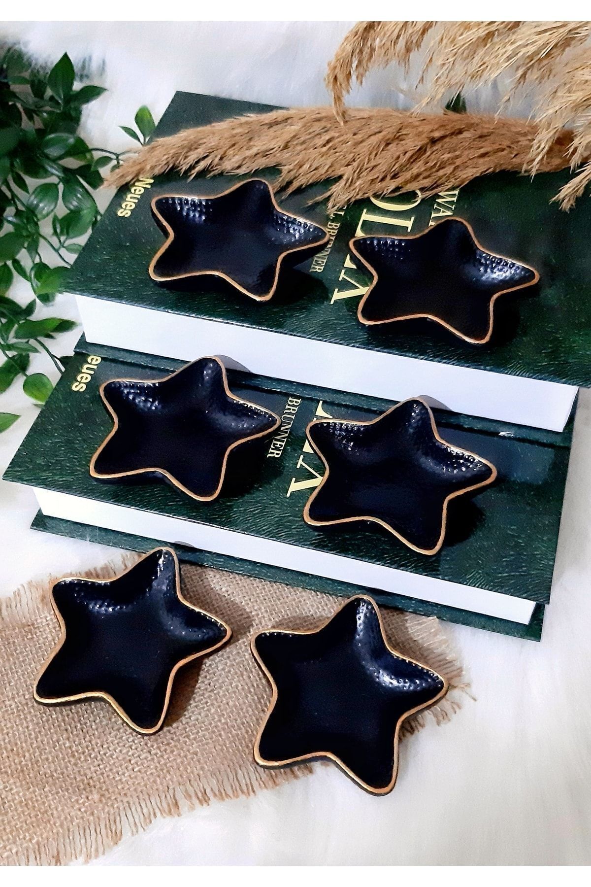 PULCA SHOP Kahve Yanı Yıldız Sunumluk/lokumluk/çerezlik