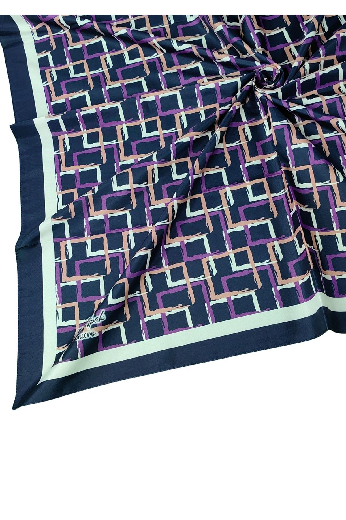 mim eşarp Vav İpek Kadın Micro Twill Sport Desenli Eşarp