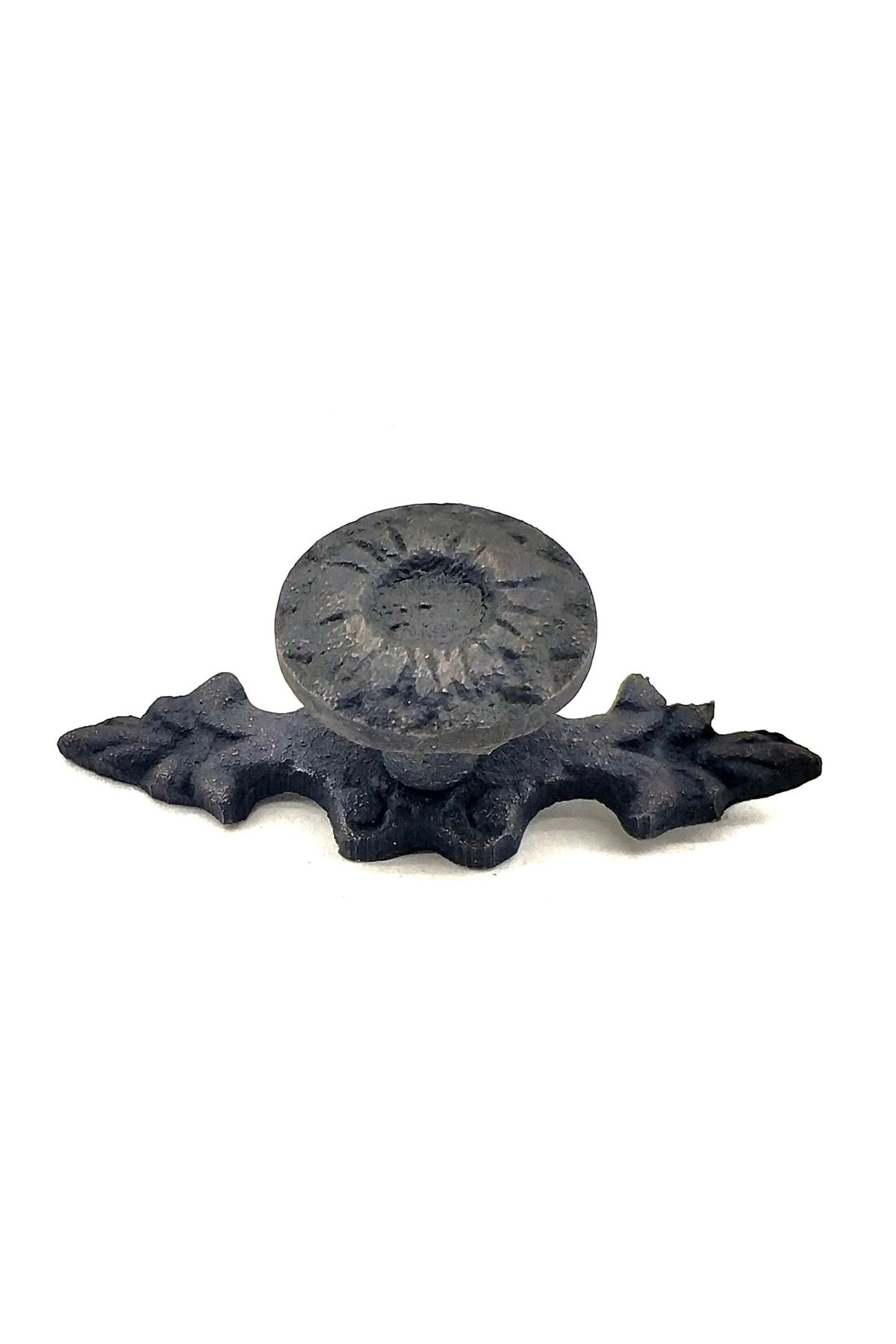 Yuba Avm Antika Tarz Dekoratif Pirinç Çiçek Düğme - 20x53 Mm, Oksit