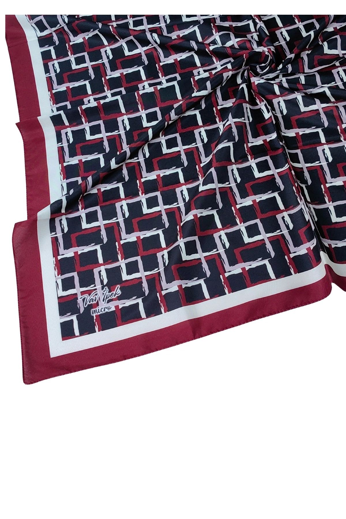mim eşarp Vav İpek Kadın Micro Twill Sport Desenli Eşarp