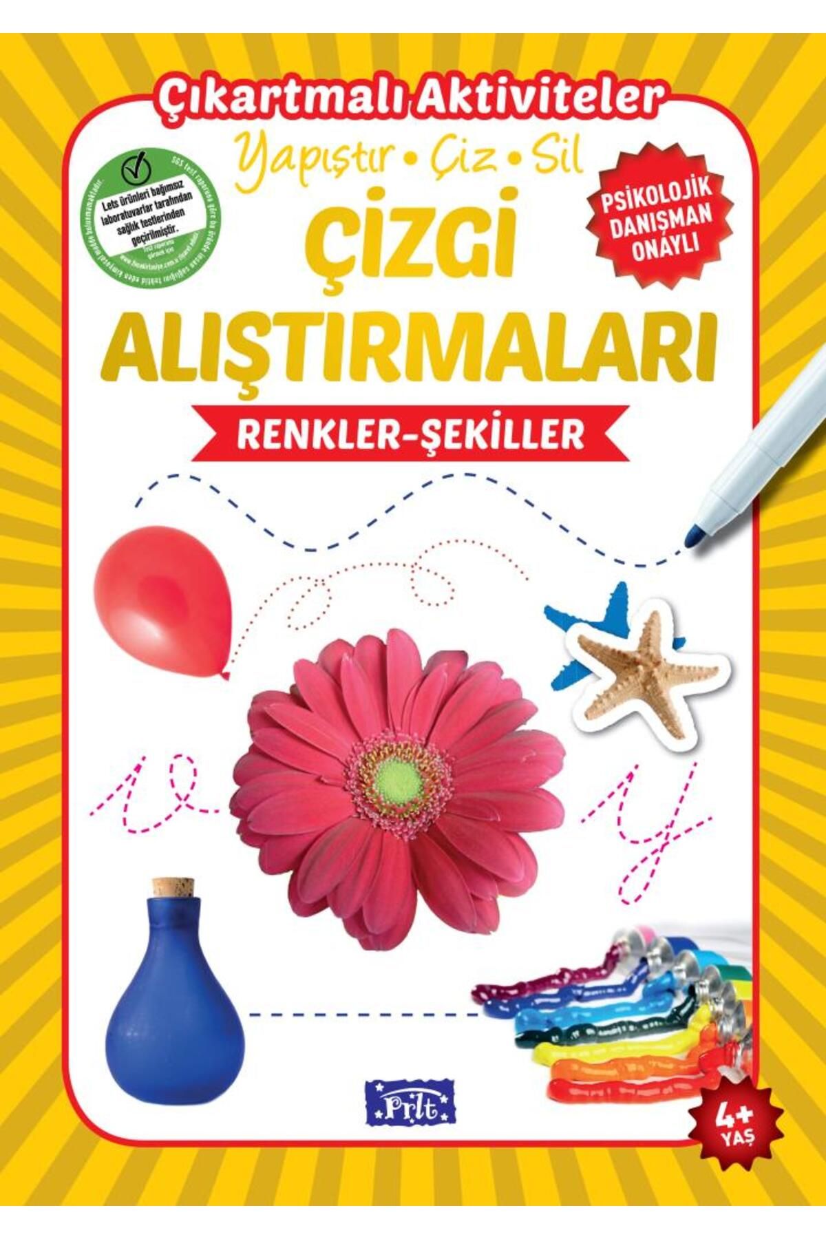 Parıltı Yayınları Renkler-Şekiller - Çizgi Alıştırmaları