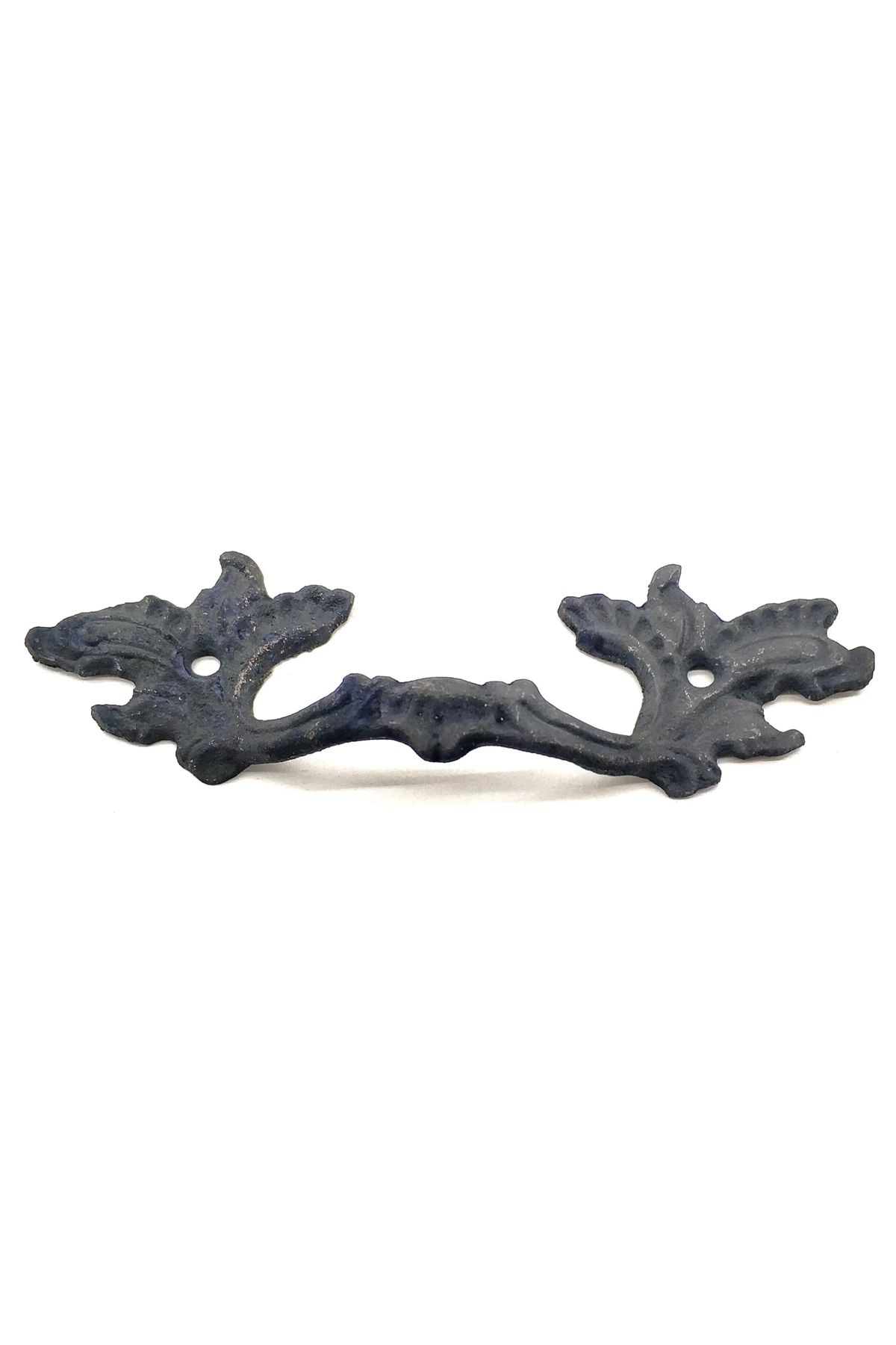Yuba Avm Antika Tarz Dekoratif Pirinç Çiçek Kapı Kulbu - 40x125 Mm, Oksit