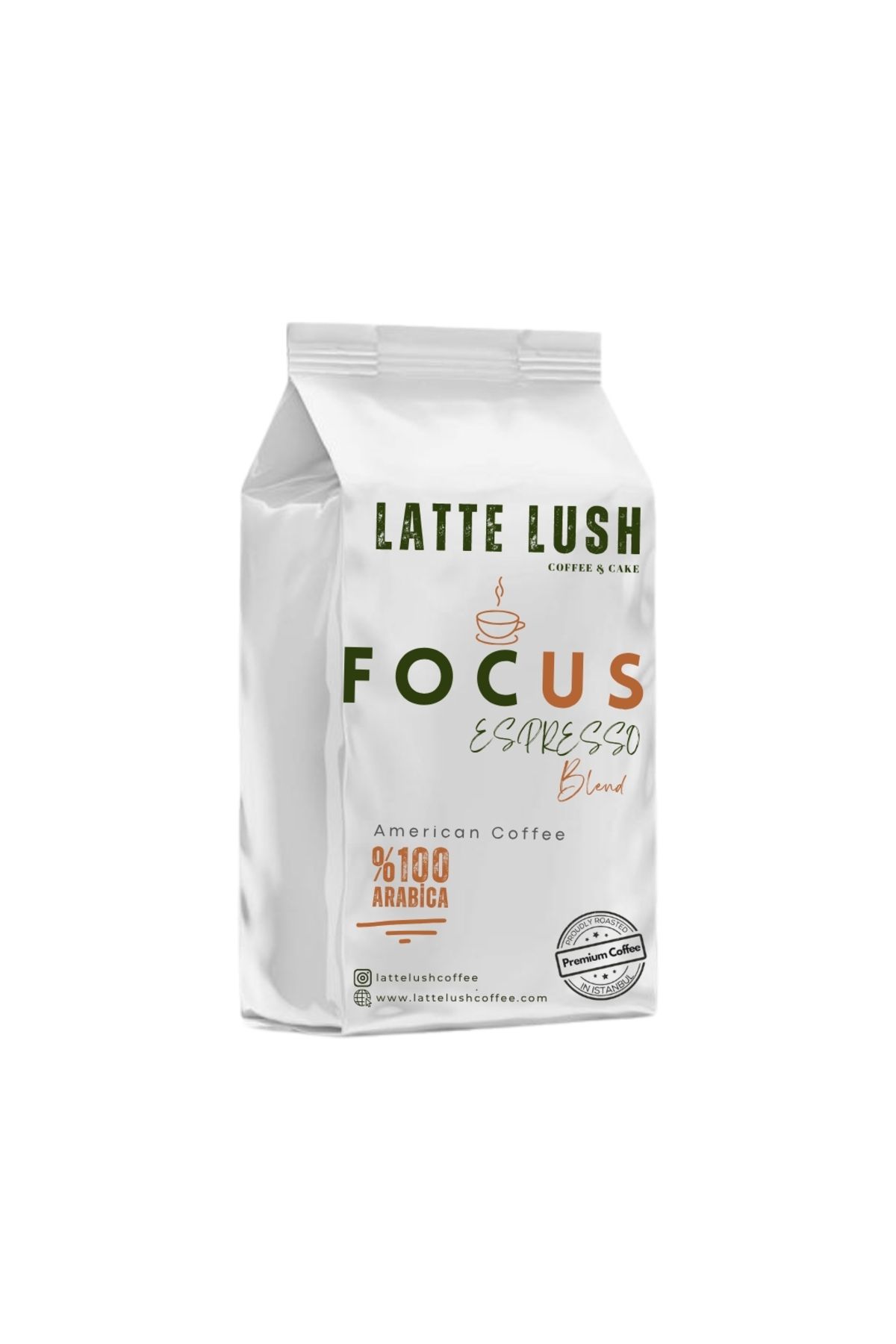 LATTE LUSH COFFEE CAKE Espresso Amerikan Focus Yeni Seri 100 gr