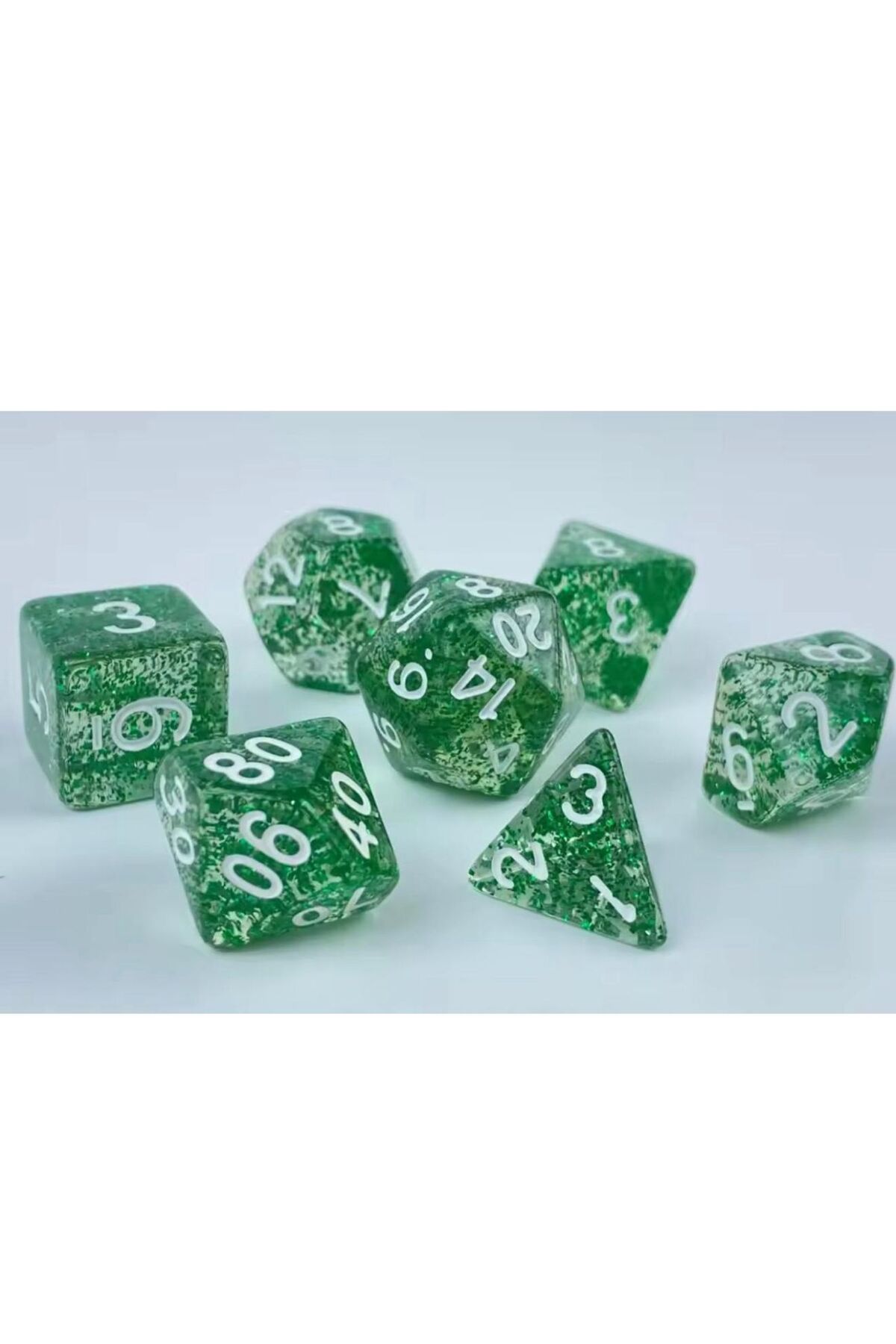 zerzembe DND Frp Zar Seti 7li Set Dnd Zarı Dungeons And Dragons Masaüstü Oyun Zarı sımlı