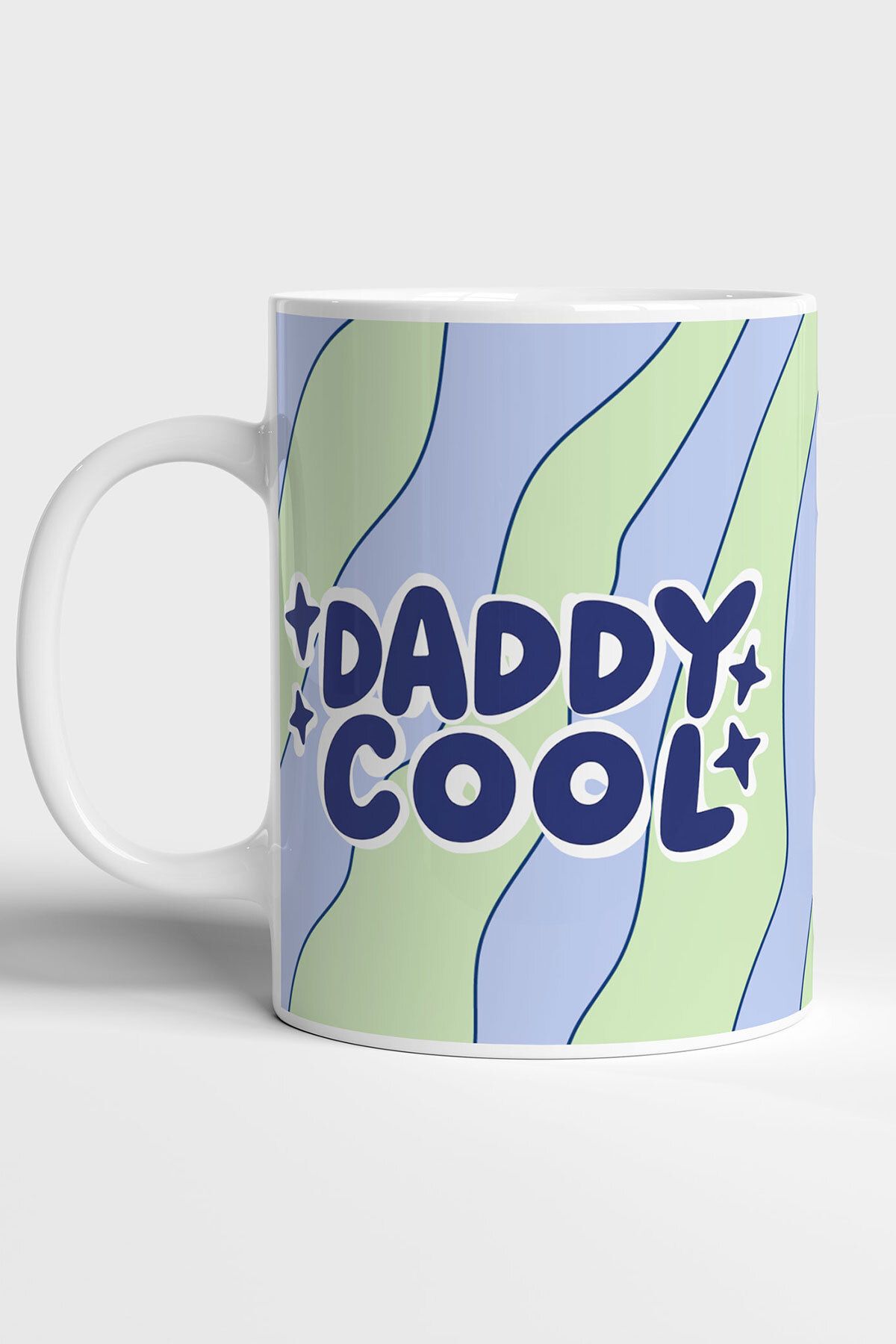 GRN TASARIM Daddy Cool Baskılı Kupa Bardak