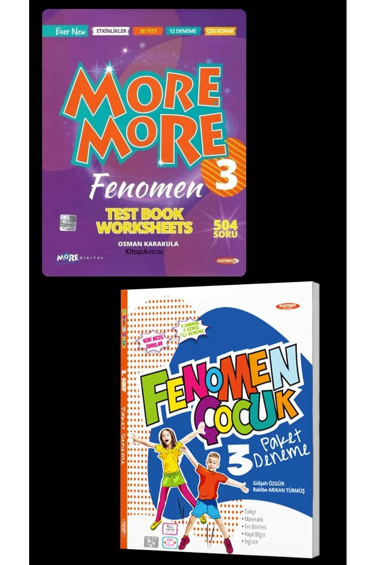 Kurmay Yayınları More And More 3 Sınıf English Fenomen Test Book Worksheets+Fenomen 3sınıf Paket Deneme