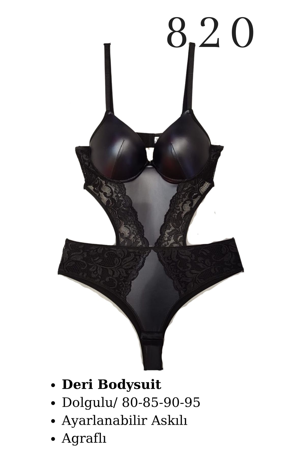 Star MURAYS KADIN Deri BODY SUİT