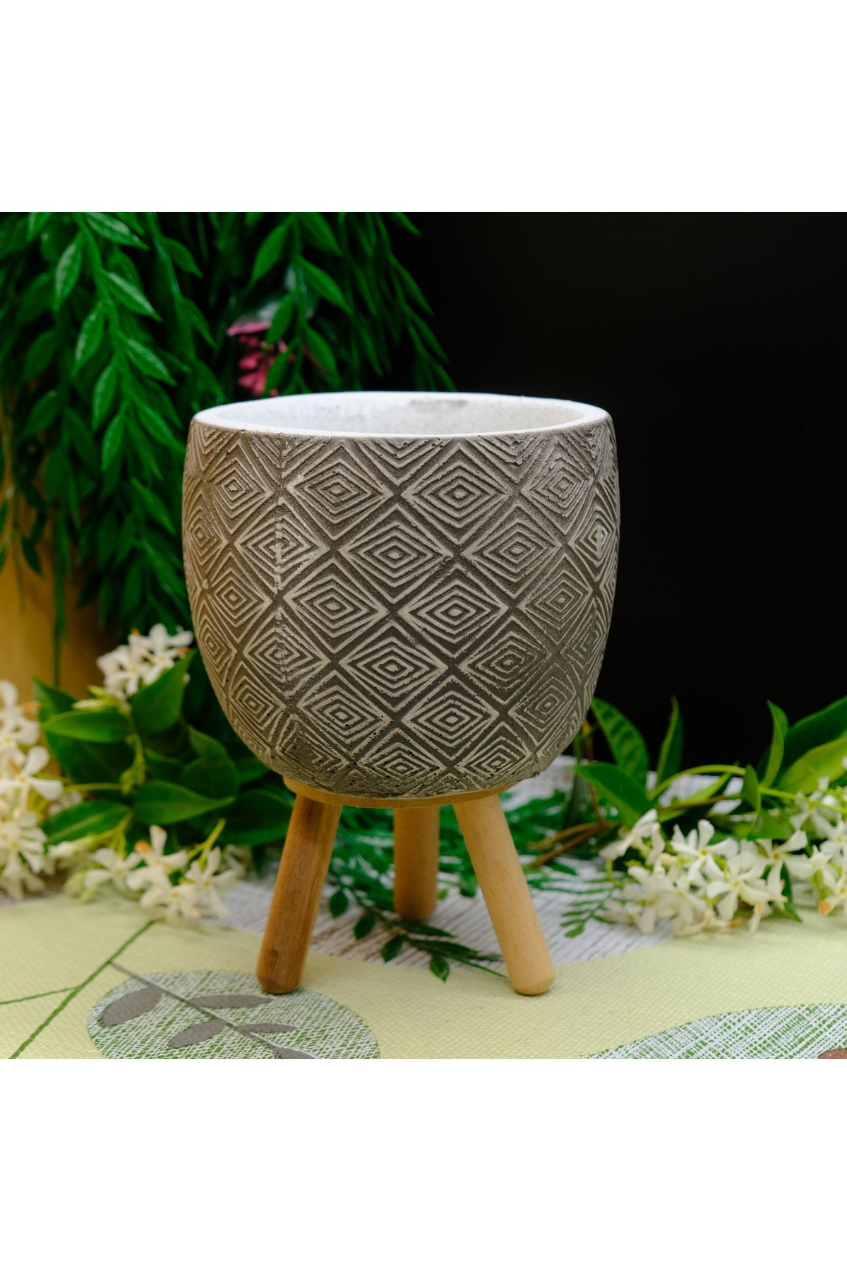 BGGdekor Doku Model eskitme orkidelik BETON SAKSI