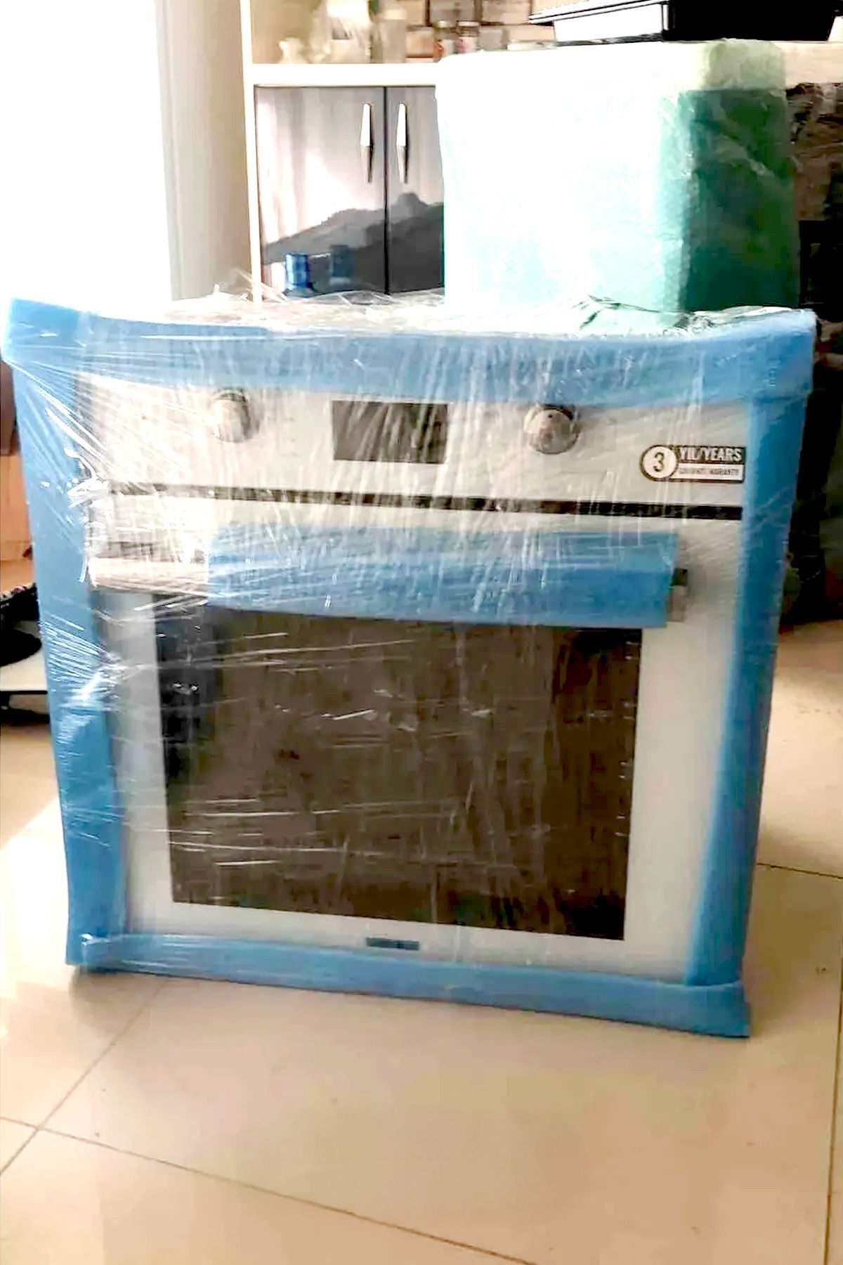 teknotrust TR 20 Adet 50cm Darbe Emici Mobilya Köşe Koruma Köpüğü, Taşıma ve Ambalaj Köşebent L5 Mavi Belirtil