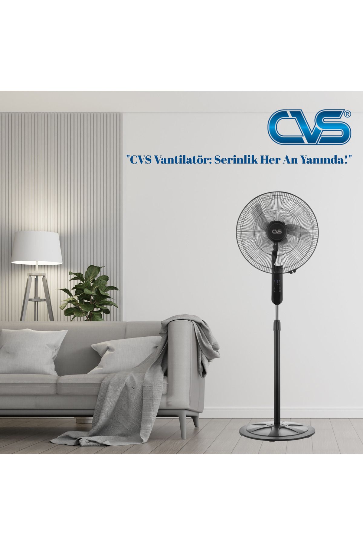WENTER Dn 91032 Uzaktan Kumandalı 18'' 110 Watt Ayaklı Vantilatör soğutucu