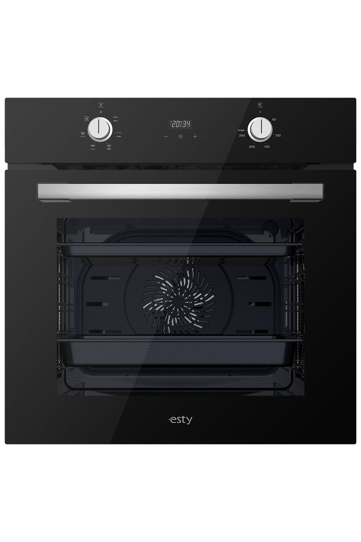 Esty AEF6603B02 ESTY 60 CM  Uyumlu  SİYAH MULTİFONKSİYON ANKASTRE FIRIN