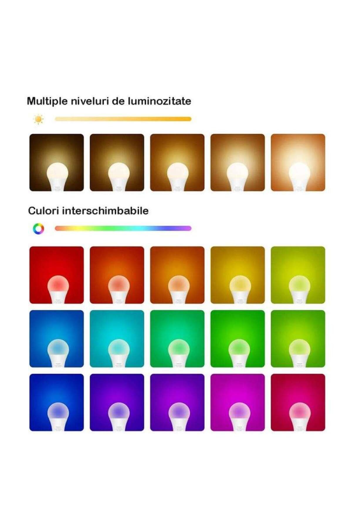 SIKS-P3 Smart RGB LED Bulb, Wi-Fi, E27, 10W, Voice Control, Compatible with Google Assistant 7