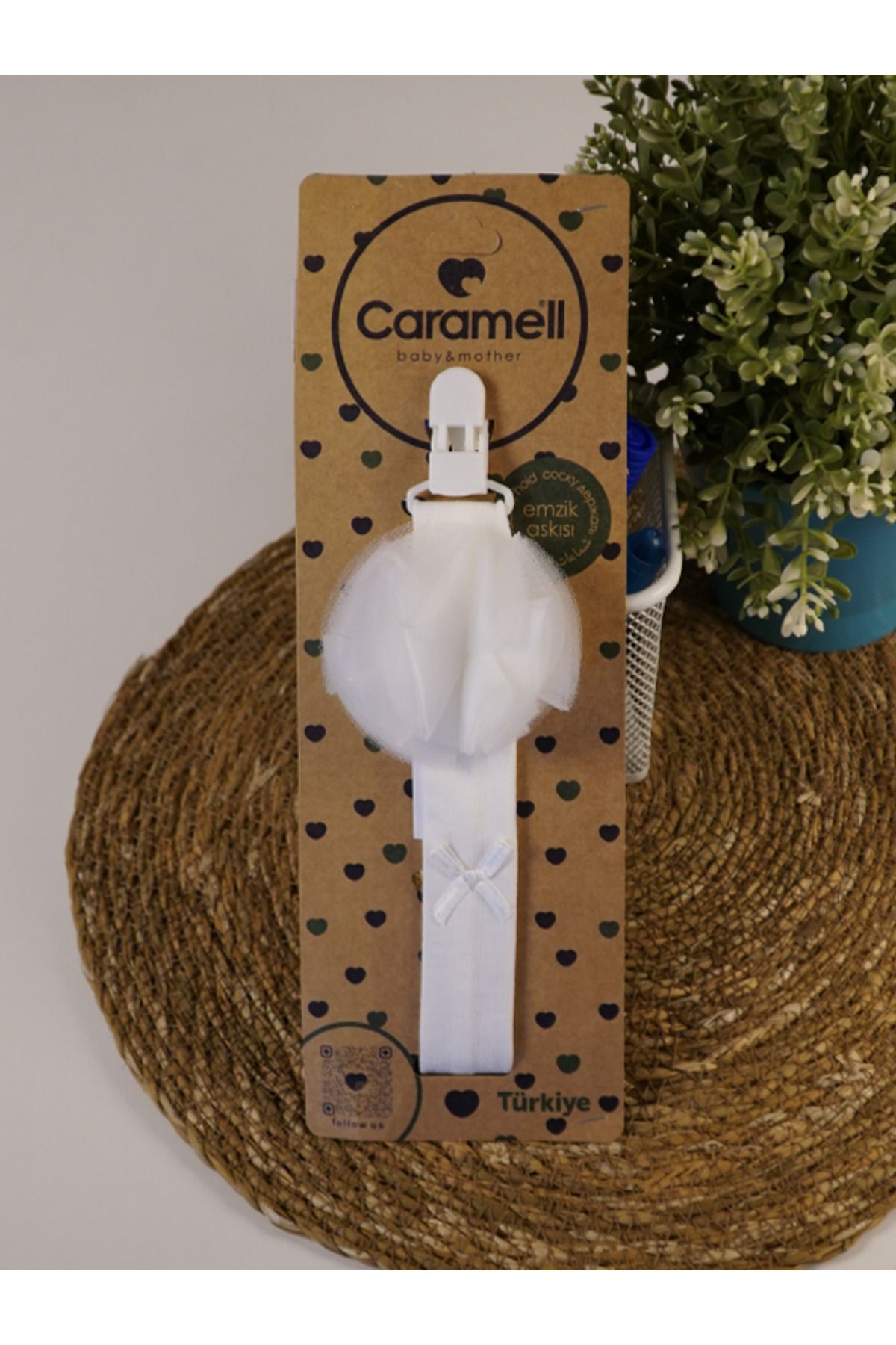 Caramell Allin’co – Caramell Emzik Askısı | Yeni Doğan için Hijyenik ve Şık Çözüm