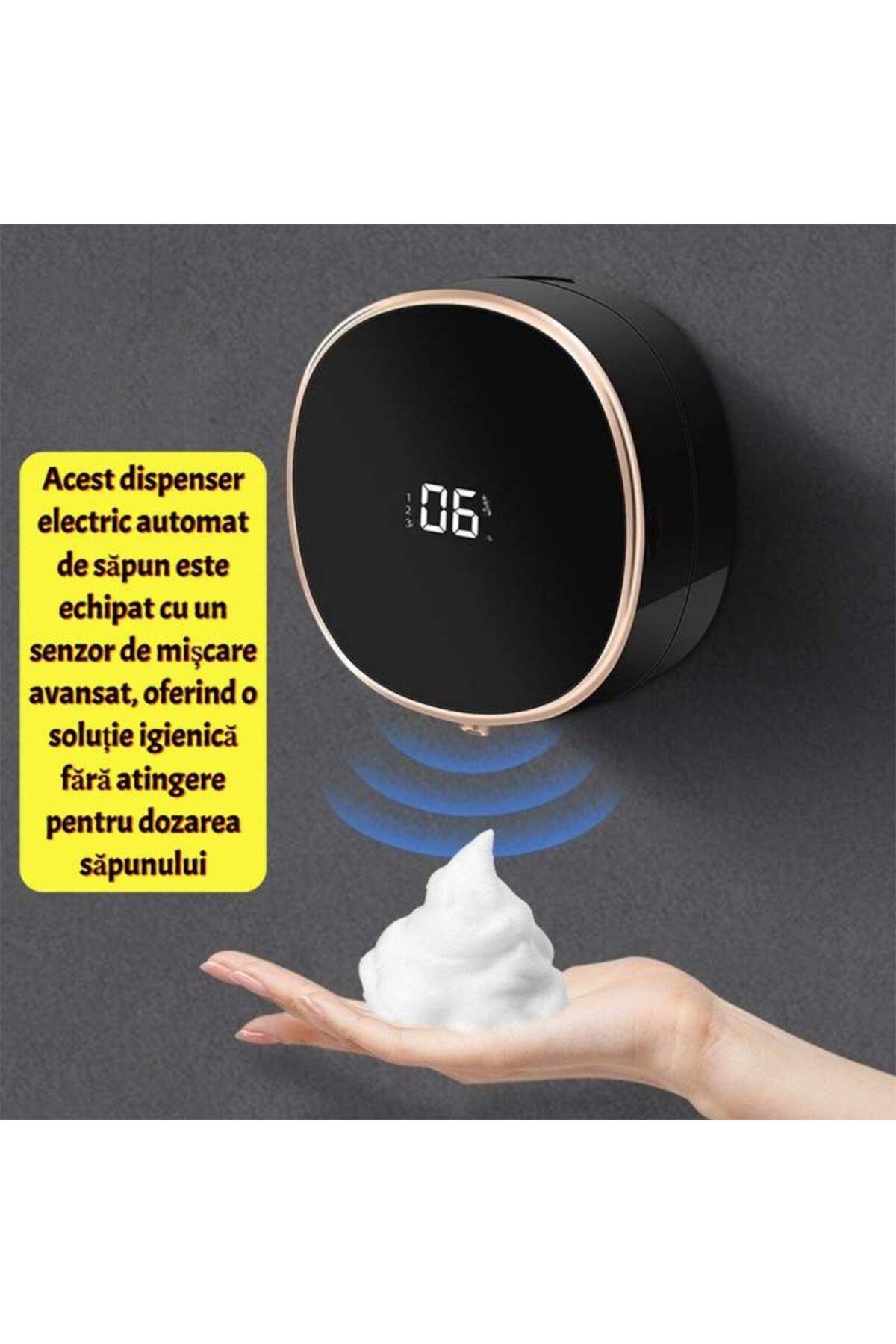 SIKS-Automatic Electric Soap Dispenser with Display and Motion Sensor, ABS, 300 ML Liquid Capacity 3
