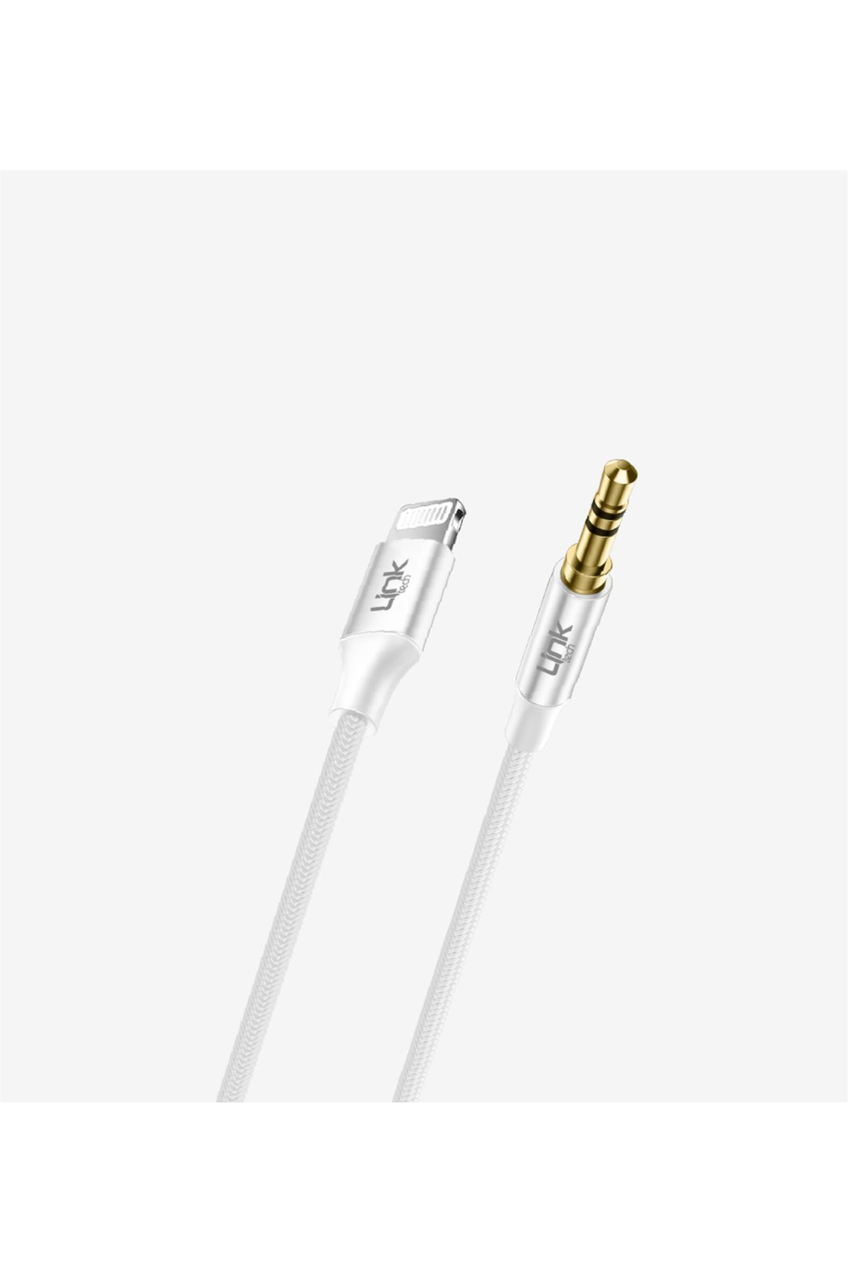 Linktech LİNK-TECH 3.5 MM TO LİGHTNİNG AUX KABLO