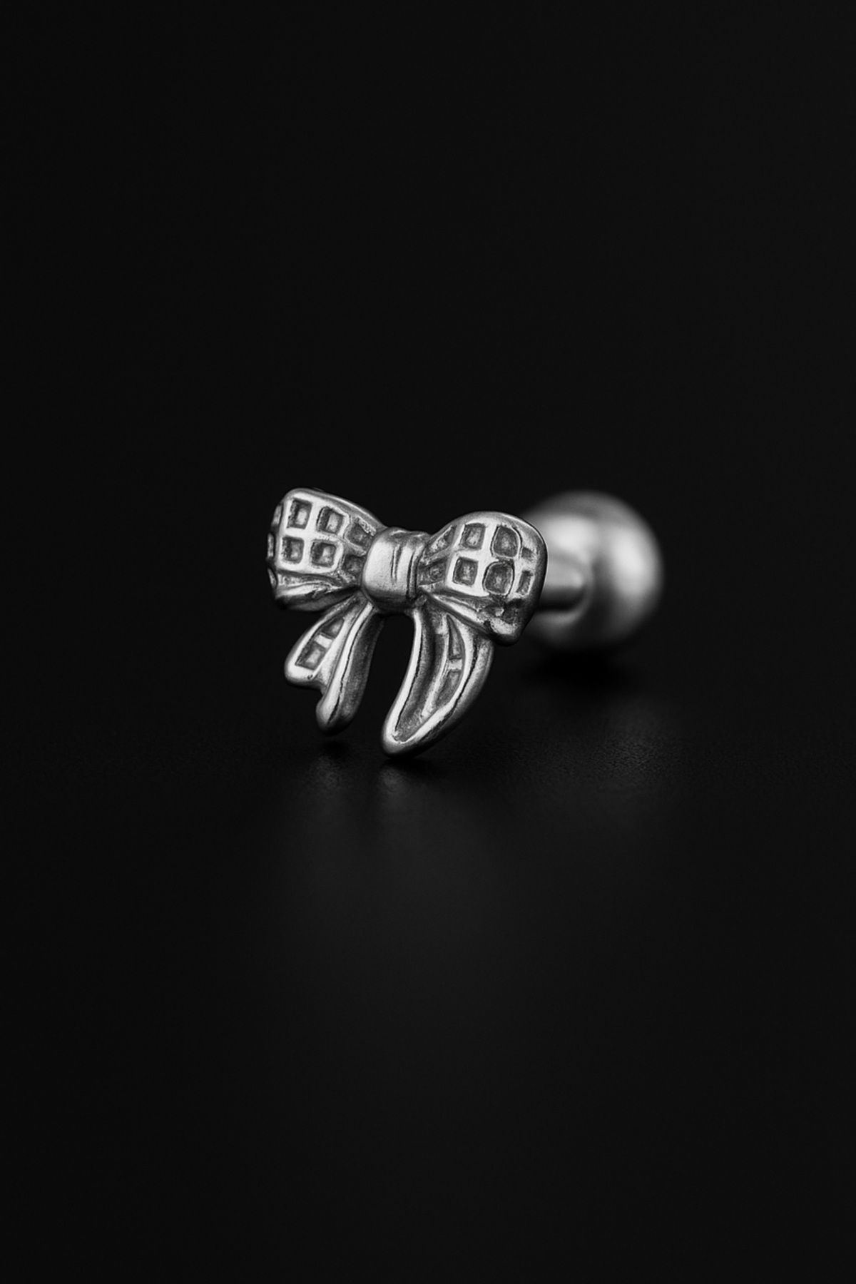 depozoom 316l Cerrahi Çelik Kıkırdak Tragus Ve Tüm Kulak Bölgesine Uygun Fiyonk Zirkon Taş Piercing