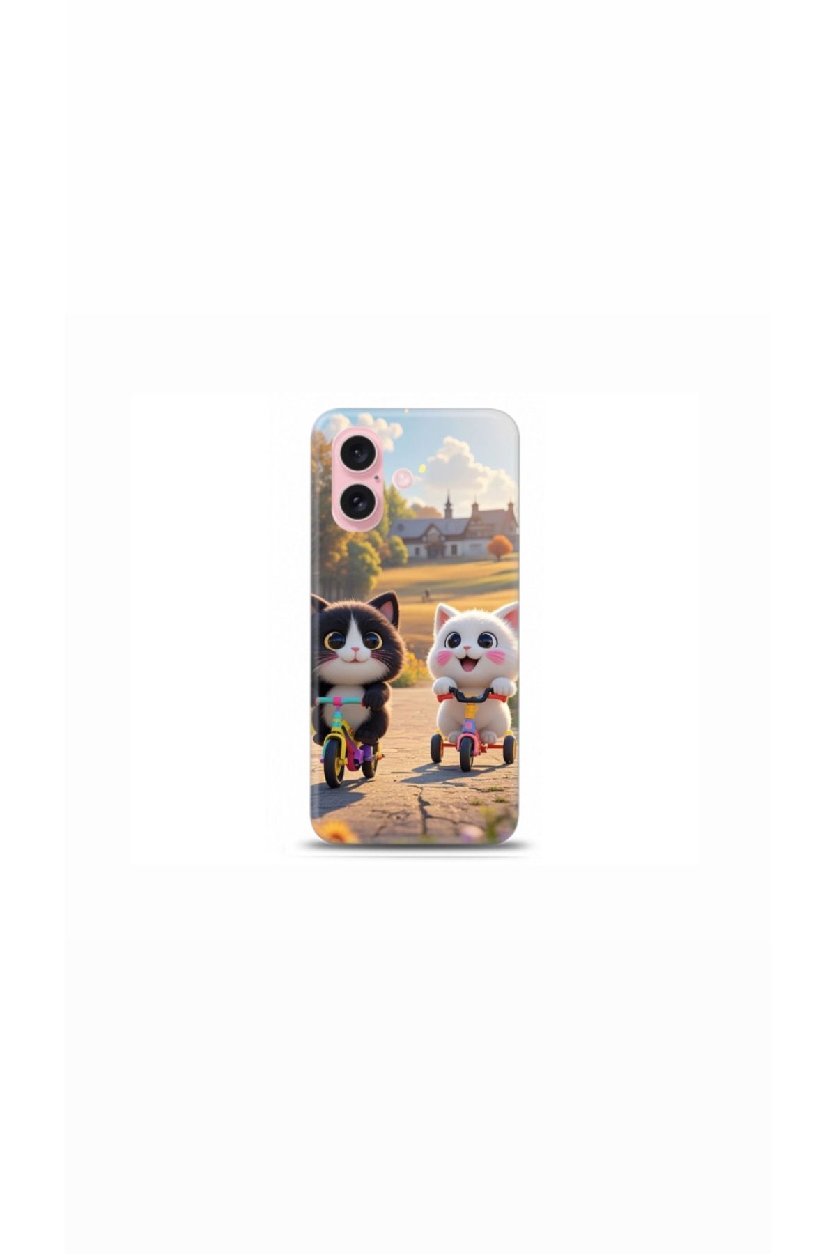 cover shopp Sevimli Kedi Tasarımlı Kılıf İphone 16