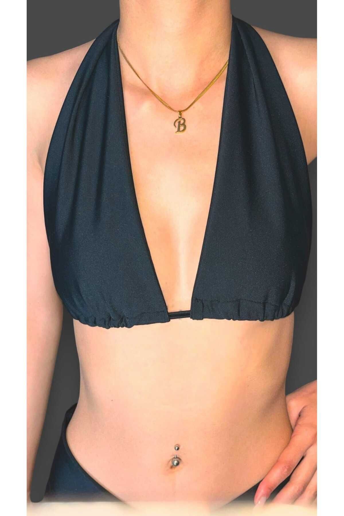 BUVİA BUVIA MultiWay Black – Bağlamalı Çok Yönlü Bikini Üstü