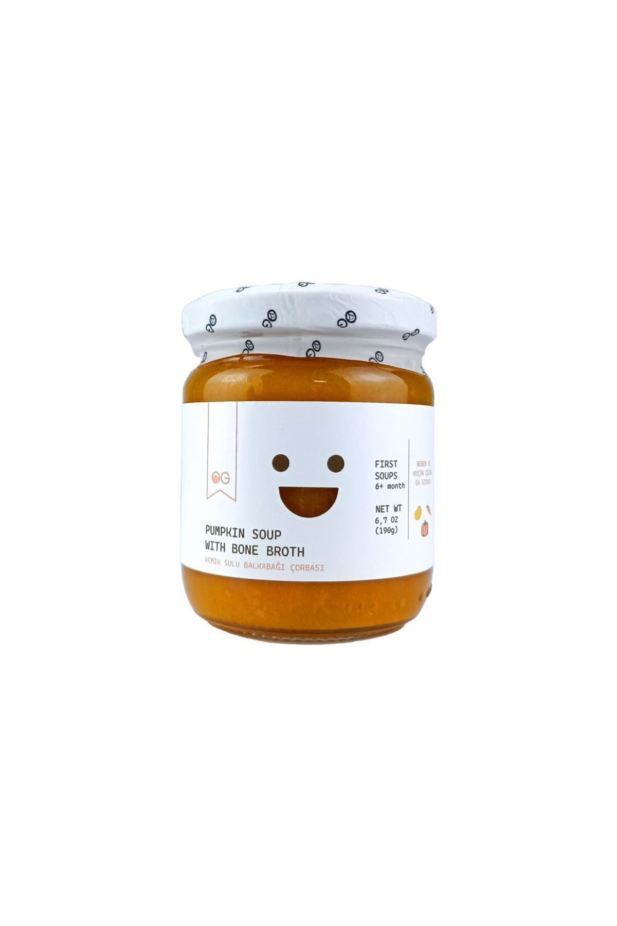 OG natural Kemik Sulu Balkabağı Çorbası 190 Gr