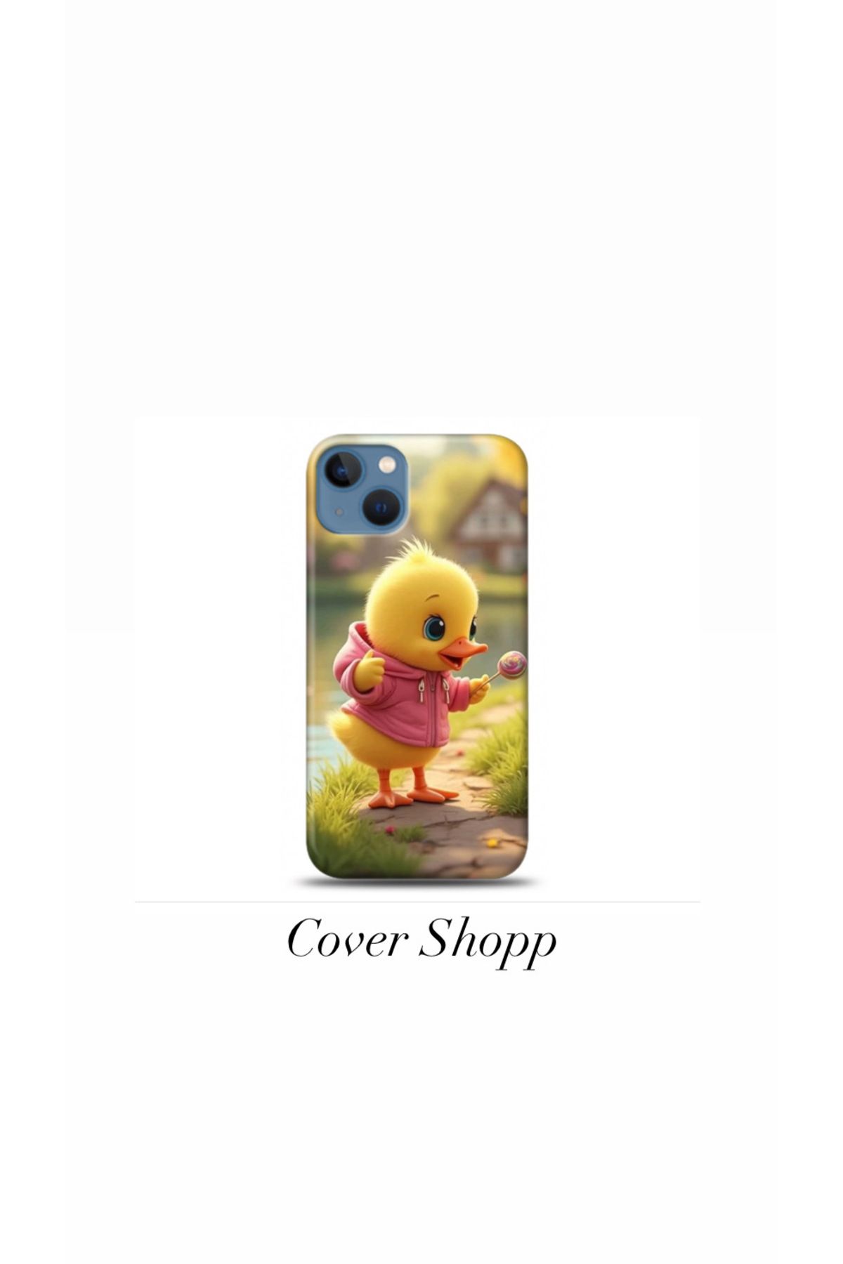 cover shopp Sevimli Civciv Tasarımlı Kılıf İphone 13