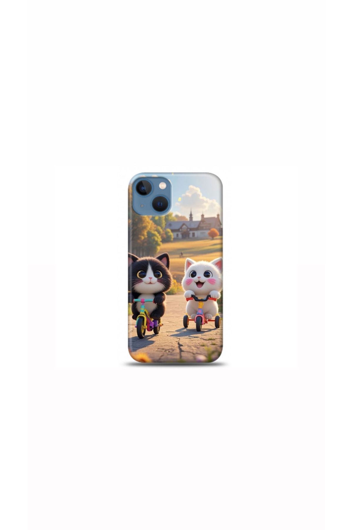 cover shopp Sevimli Kedi Tasarımlı Kılıf İphone 14