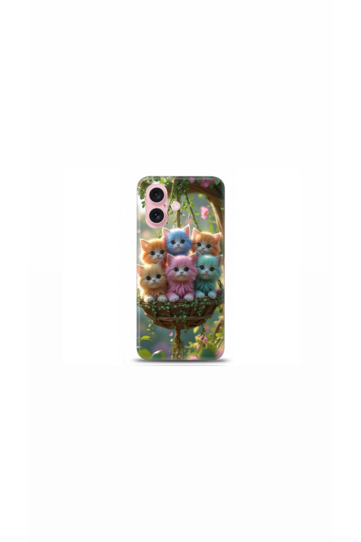 cover shopp Sevimli Kedi Tasarımlı Kılıf İphone 16