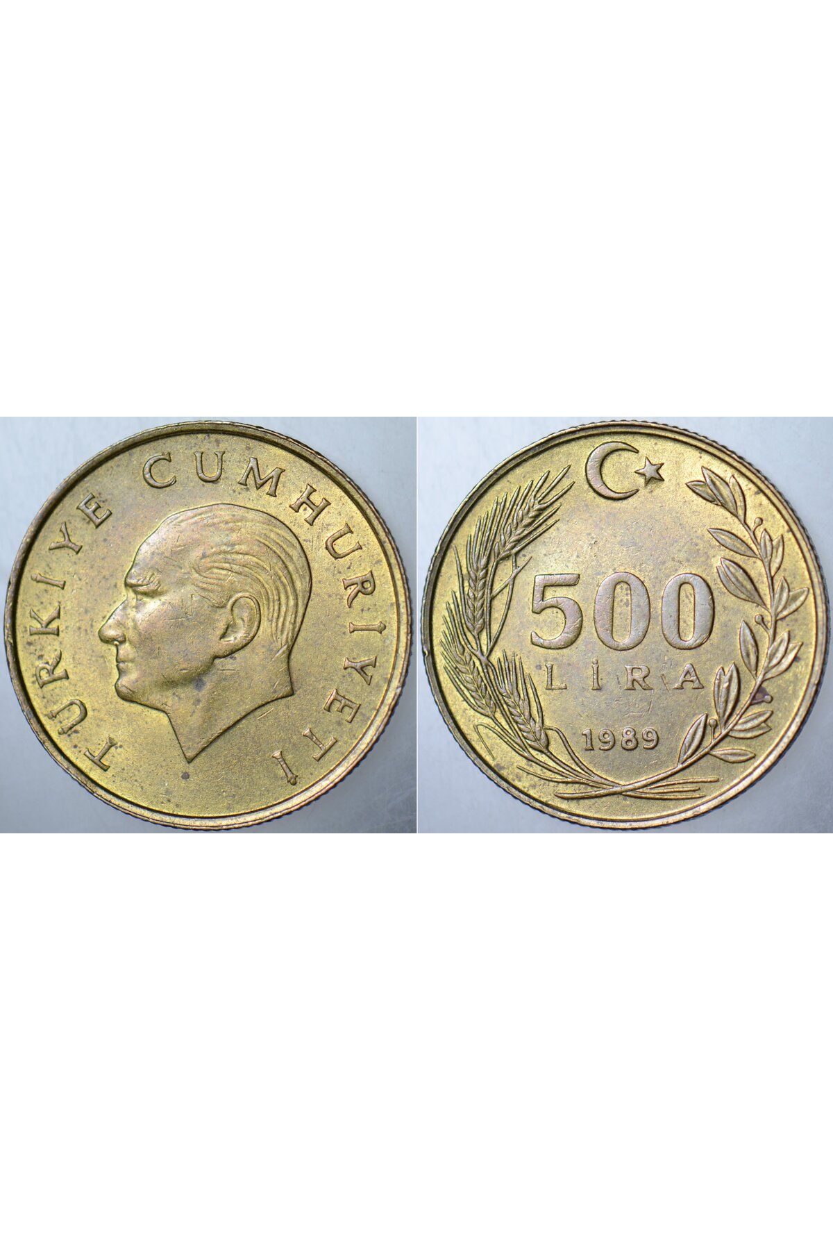 Banknoting TÜRKİYE CUMHURİYETİ 500 LİRA 1989 ÇİLALTI