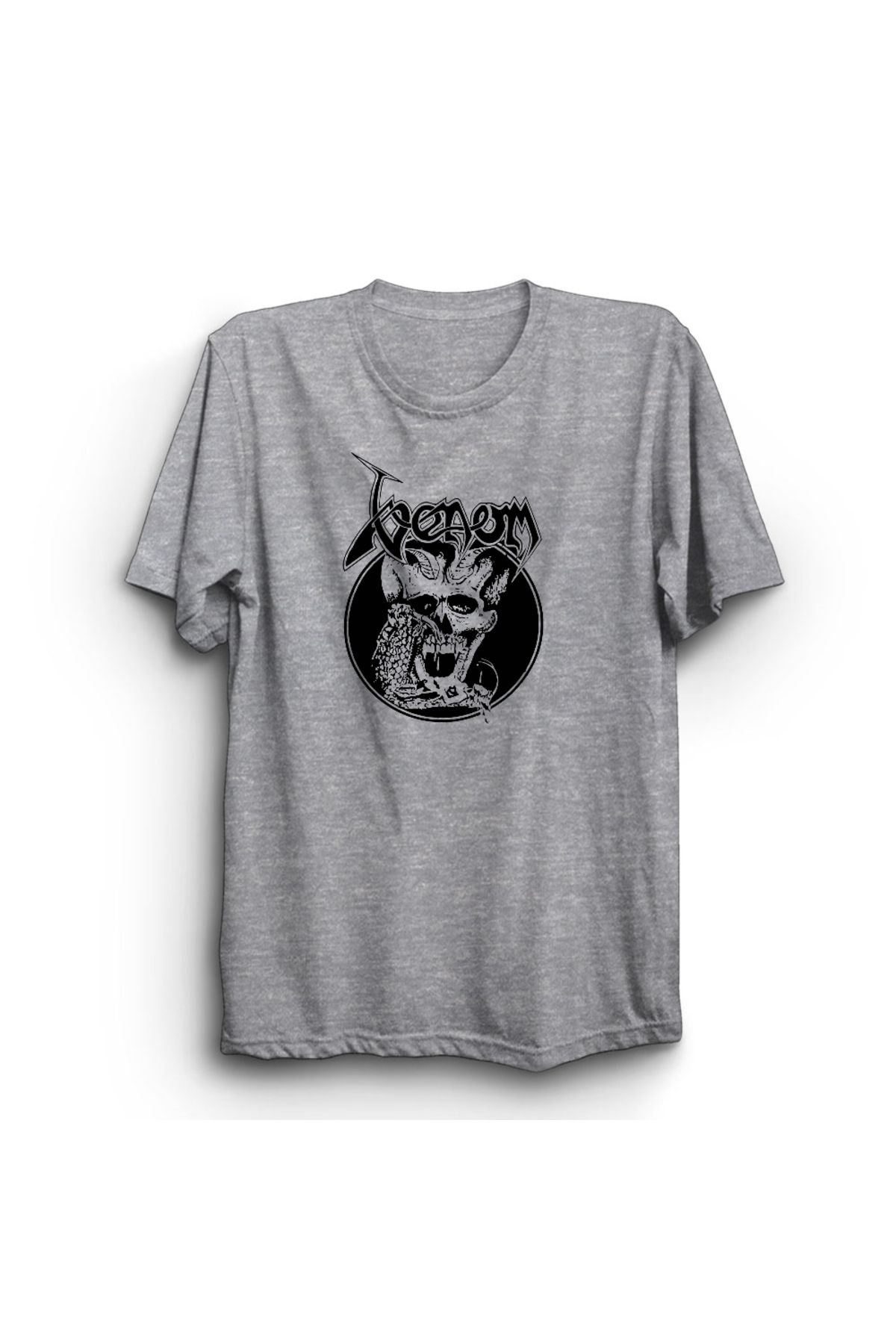 The Fame Venom, Vectorized, Rock Metal Müzik Grubu Baskılı, Unisex, %100 Pamuk Tişört
