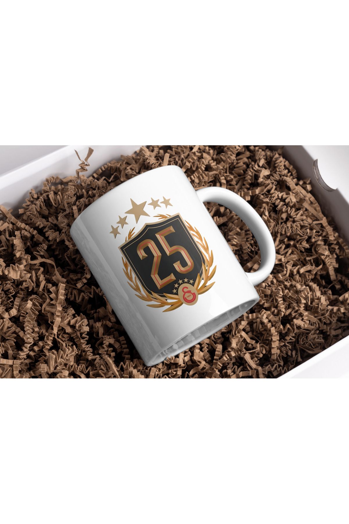 Store Galatasaray 25. Yıl Şampiyonluk Temalı Kupa Bardak - Özel Tasarım