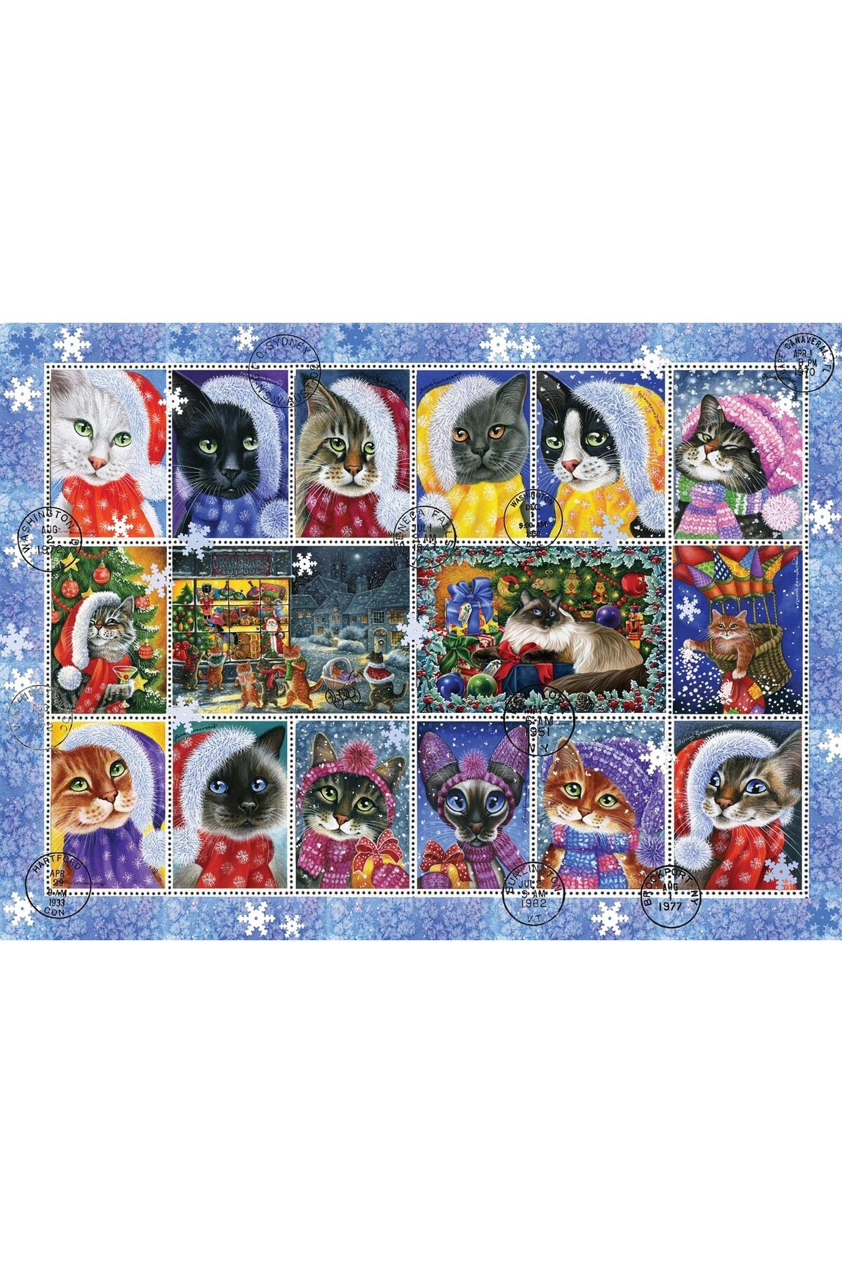 Anatoliannaturalcure Anatolian Puzzle - Yeni Yıl Kedileri / 1000 Parça, #1103