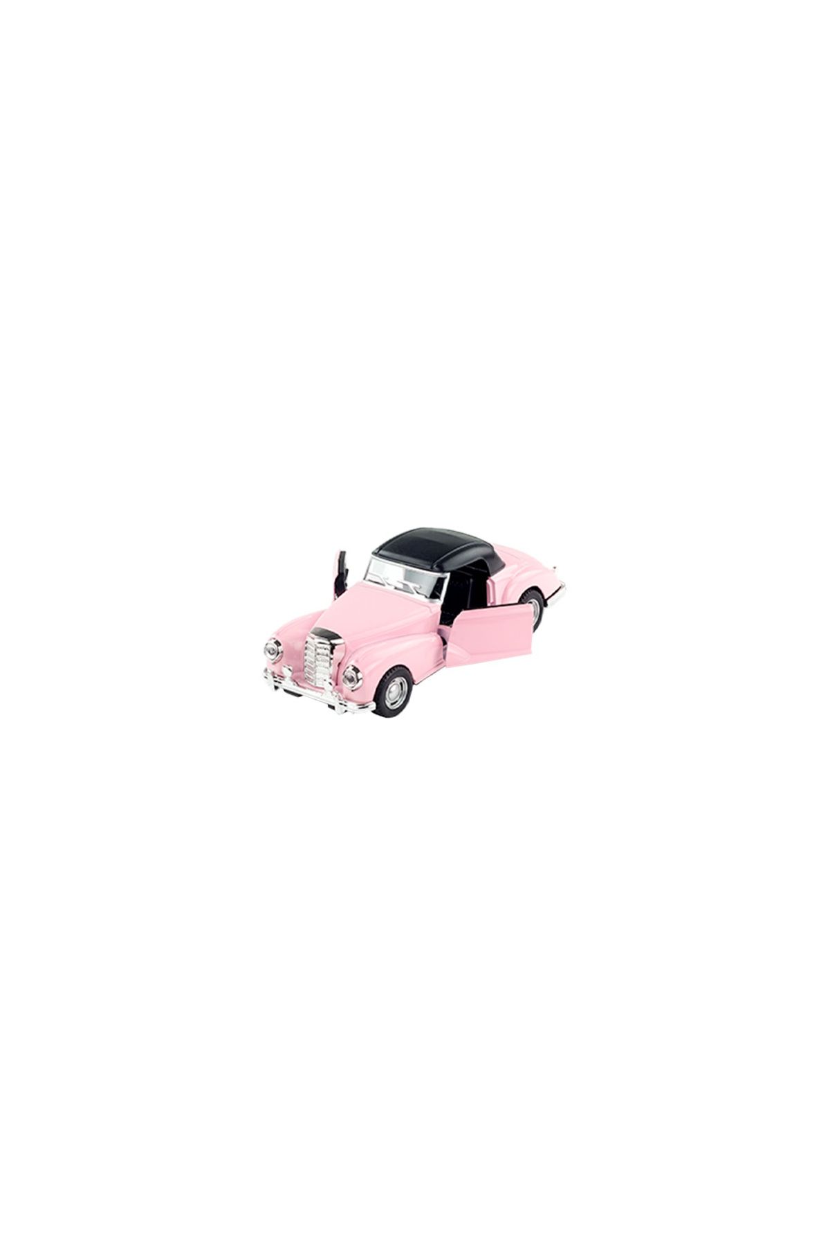 MEGA 1:32 DIE CAST RETRO KLASİK LÜKS COUPE ARABA PEMBE