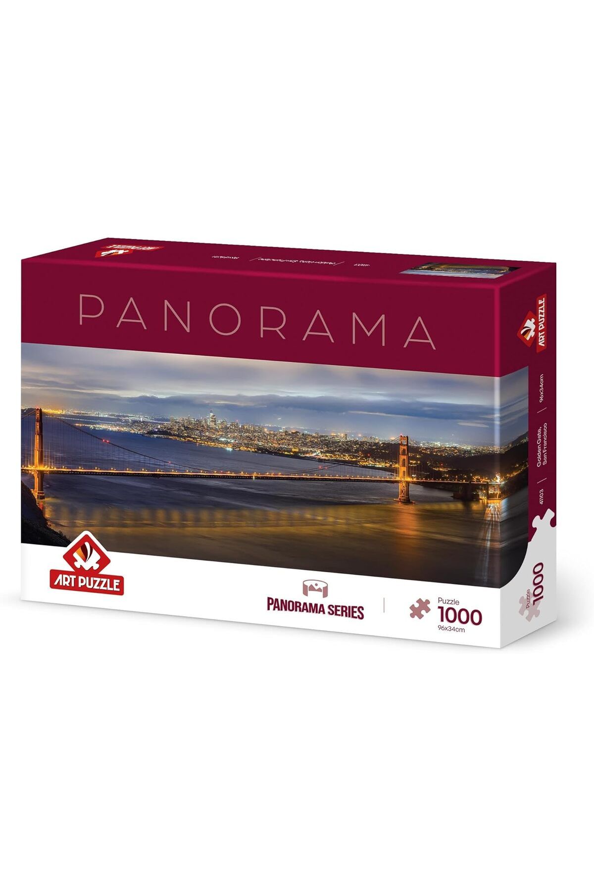 Art Puzzle Golden Gate,San Francisco 1000 Parça Panorama Puzzle