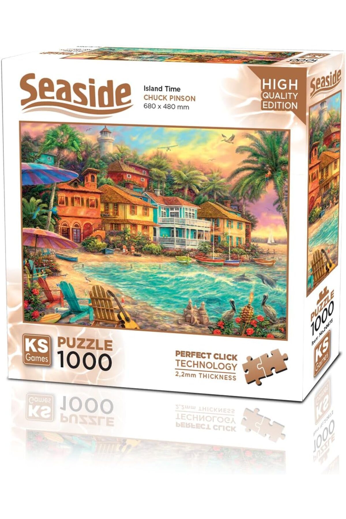 Ks Games 20673 Ada Zamanı 1000 Parça Puzzle -KS Puzzle