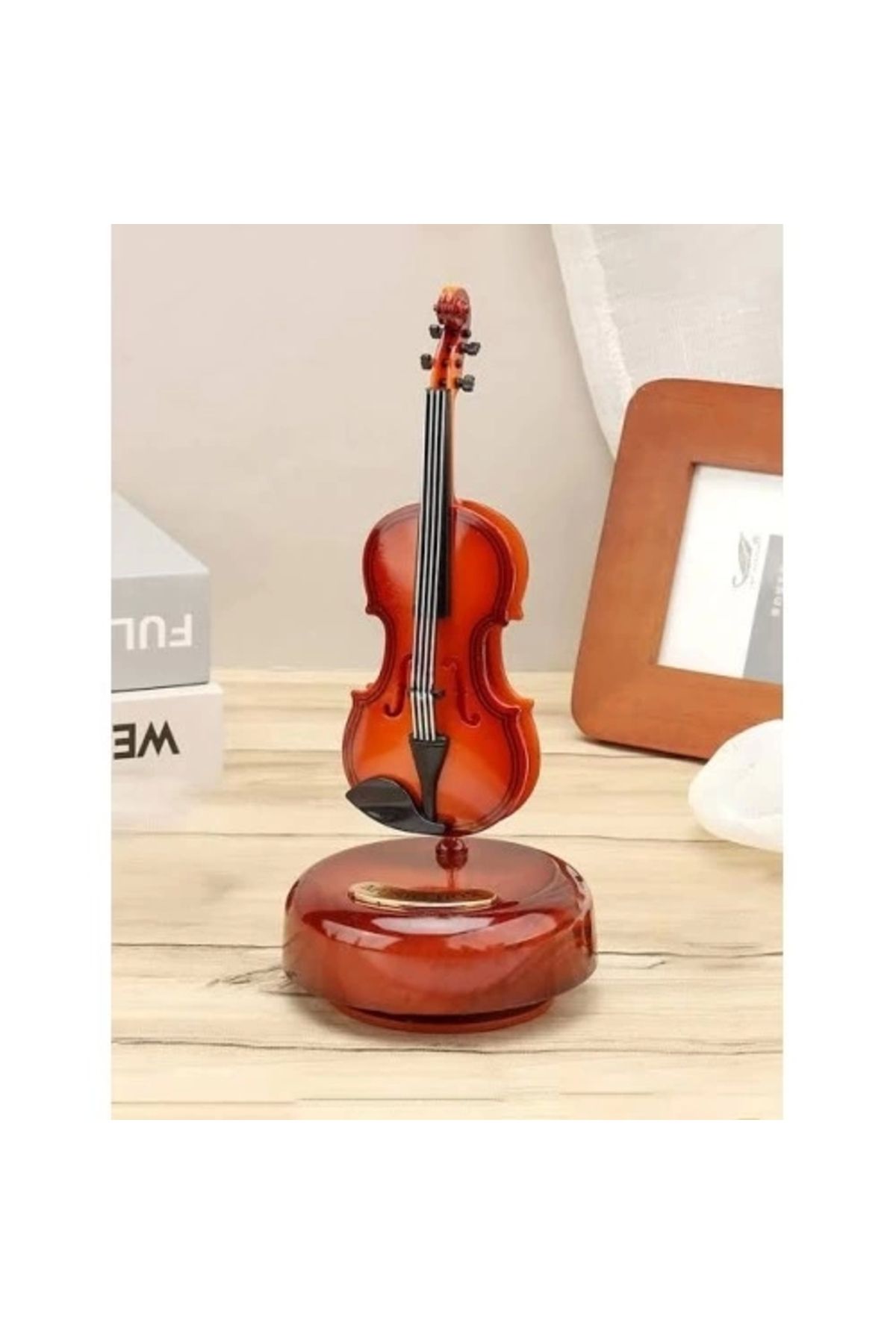 Lenaca Hareketli Violin Müzik Kutusu