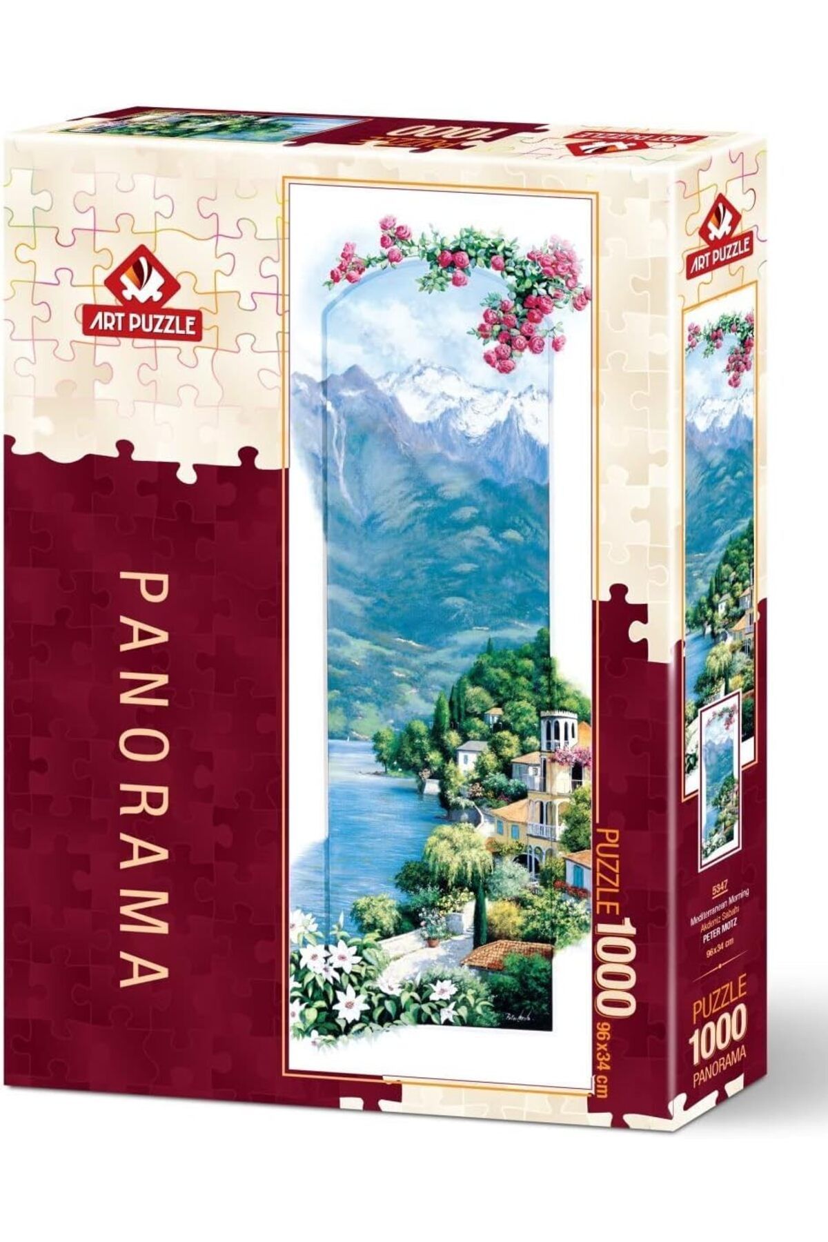 Art Puzzle Akdeniz Sabahı 1000 Parça Panorama Puzzle