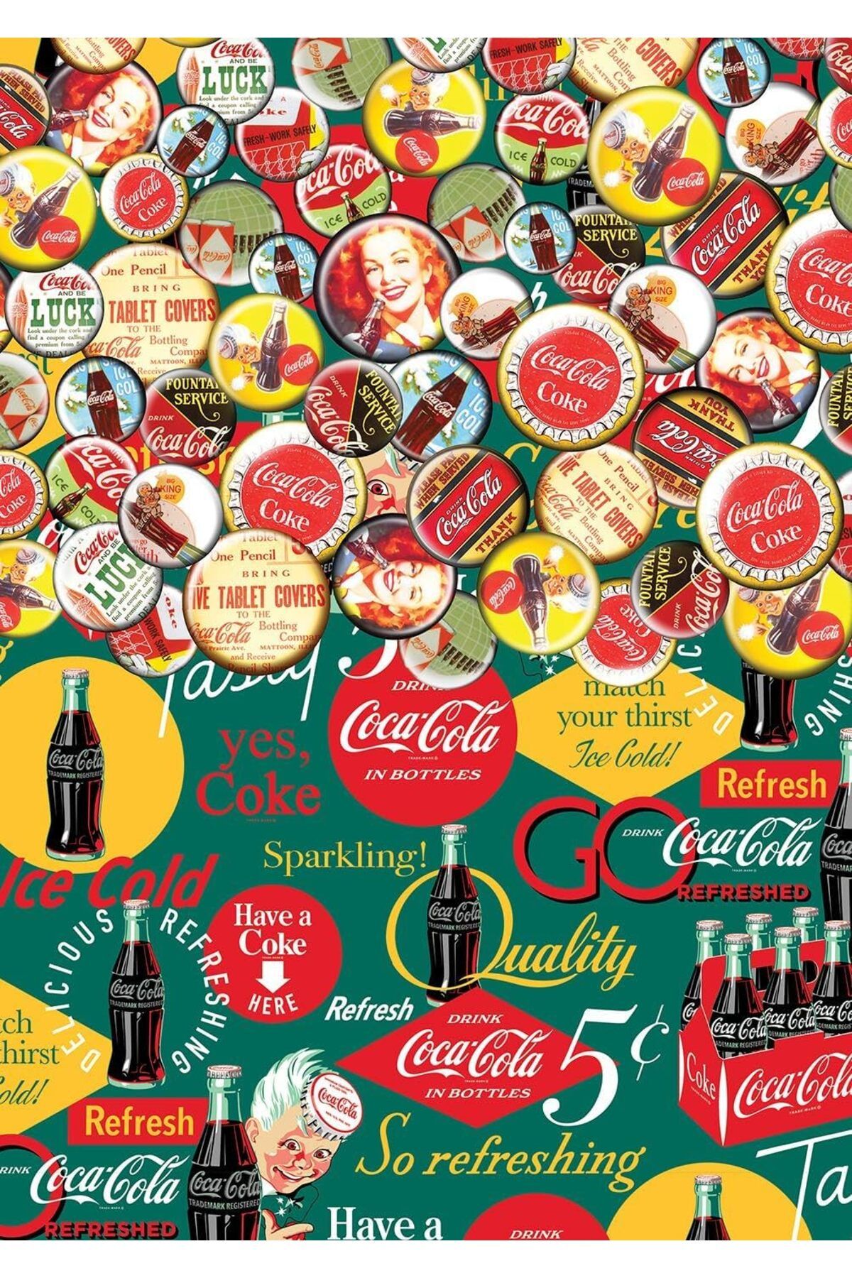 Art Puzzle Kapakların Yolculuğu, Coca-Cola-500 Parça Puzzle