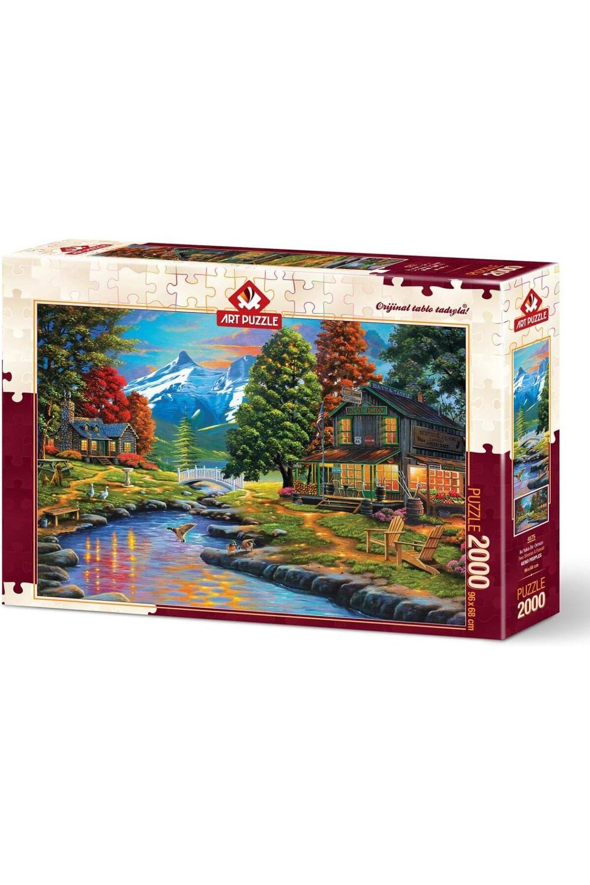 Art Puzzle İki Yaka Bir Orman 2000 Parça Puzzle