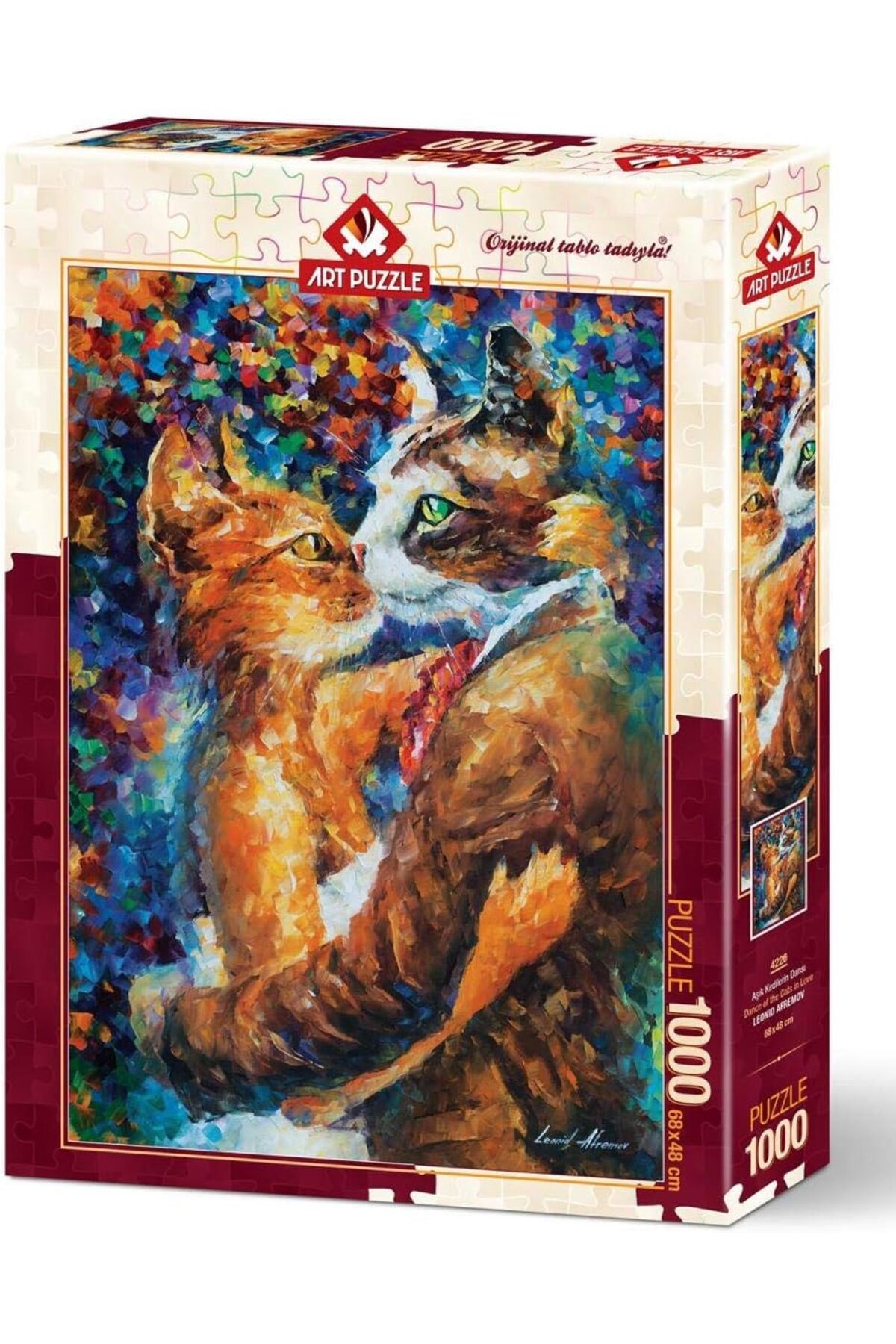 Art Puzzle Aşık Kedilerin Dansı 1000 Parça Puzzle