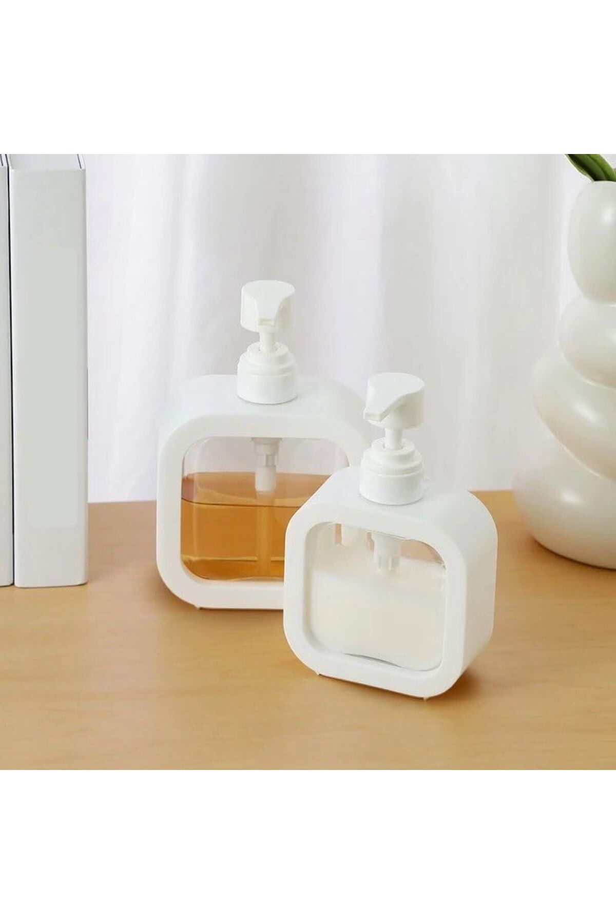STOREMAX mrttnca 400 ml Dikdörtgen Banyo Mutfak Sıvı Sabunluk Bulaşık Lavabo Deterjanlık,Tezgah Üstü