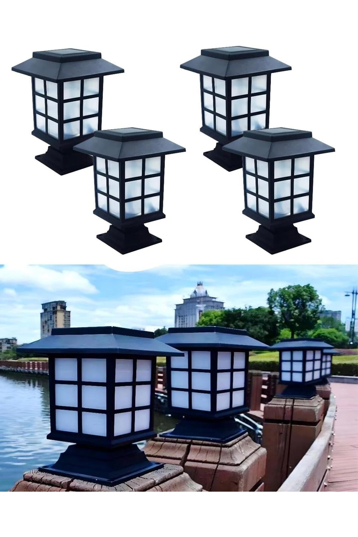 STOREMAX srhtDS Adet Solar Güneş Enerjili Helios15W Led Set Üstü Bahçe Aydınlatması, SU GEÇİRMEZ, 32