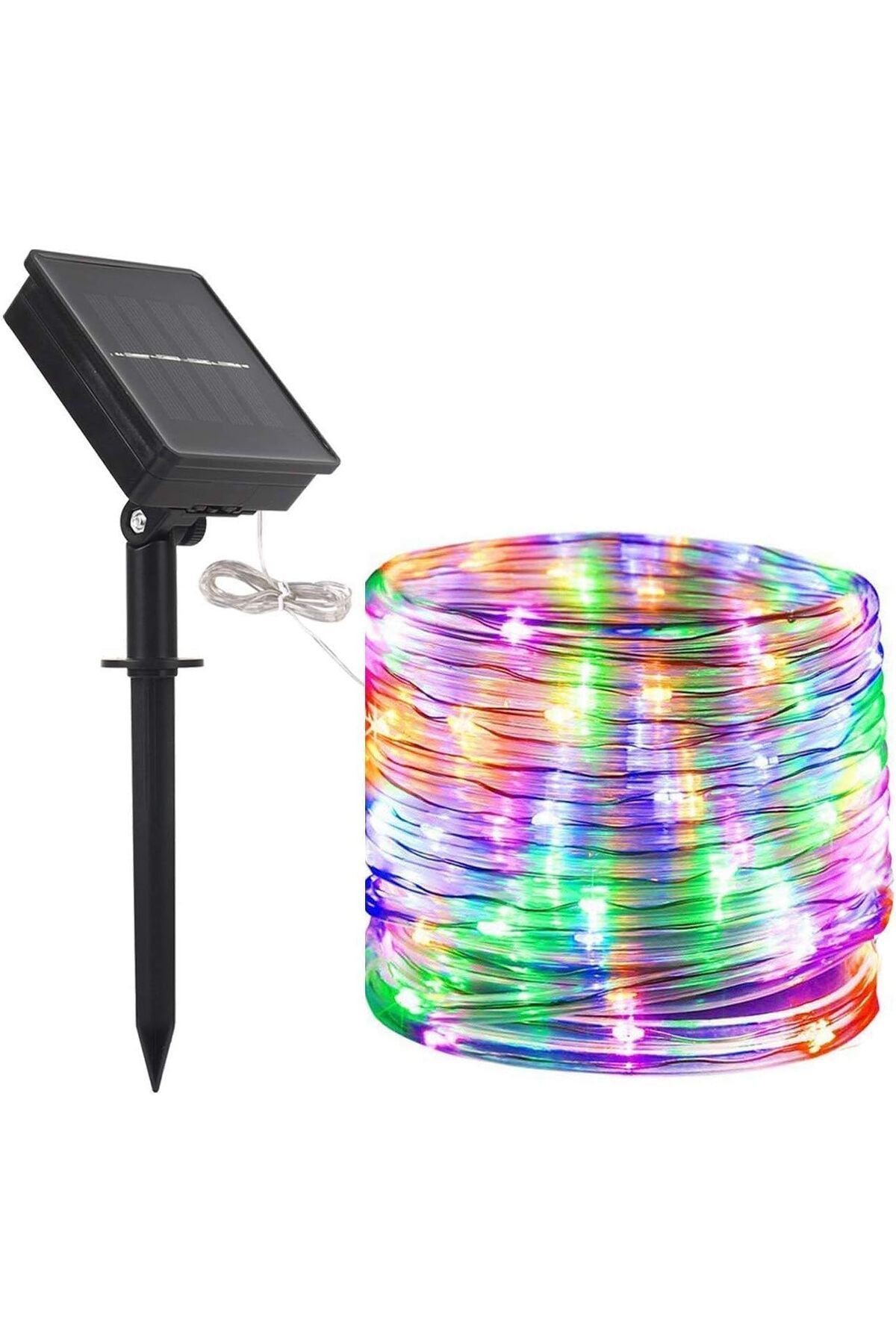 STOREMAX srhtDS Güneş Enerjili RGB 100 Led, 12 Metre,8 Modlu, Peri Led Bahçe, Veranda, Avlu, Balkon, Havuz
