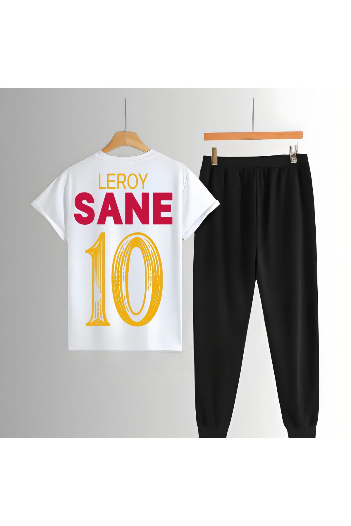 Biy Store Galatasaray leroy Sane forma futbol sırt baskılı unisex tişört tshirt eşofman takımı