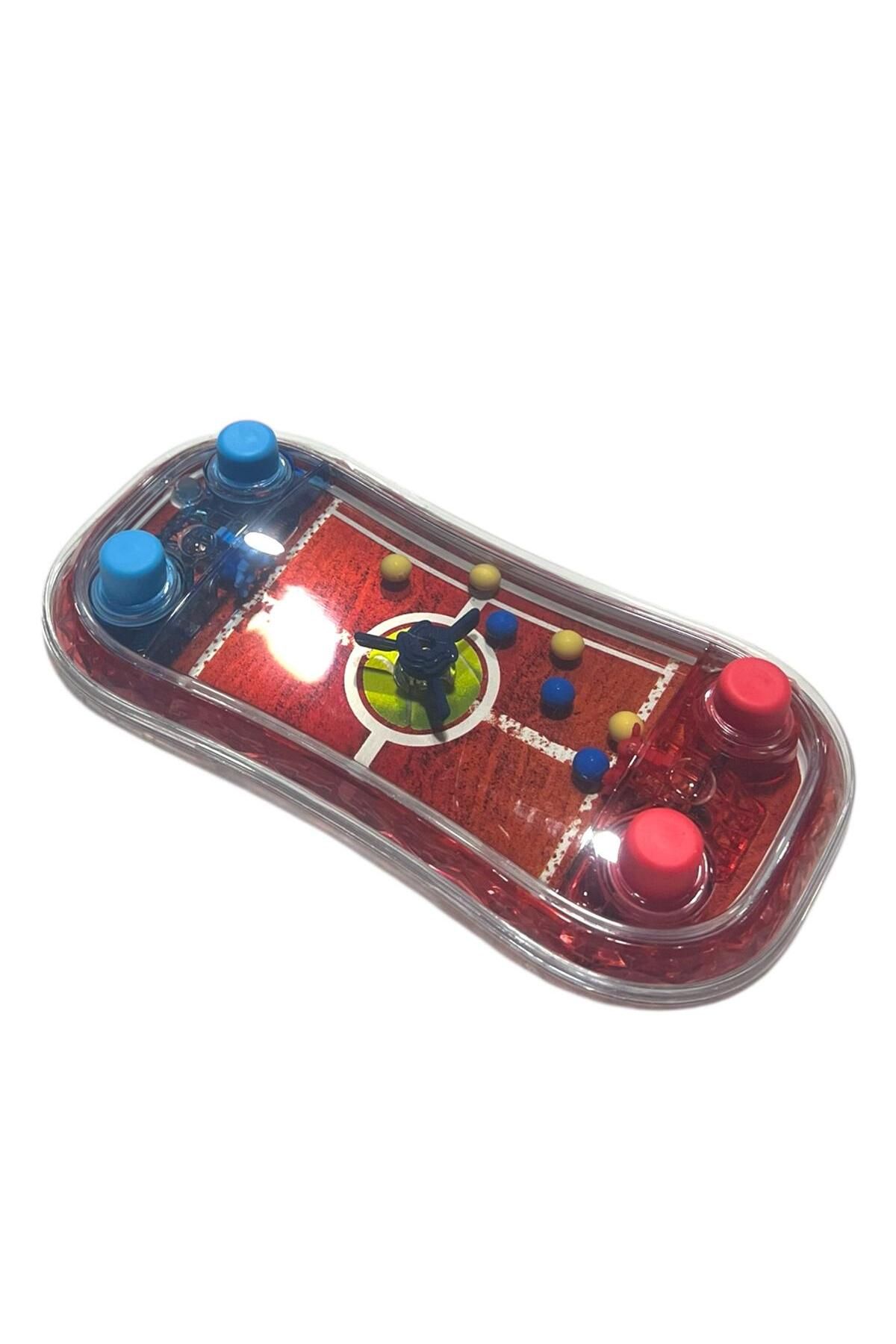 SIFIR312 İki Kişilik Çift El Basmalı Suda Halka Geçirme Oyunu - Çift El Basmalı Su Maçı - Battle Game Kırmızı