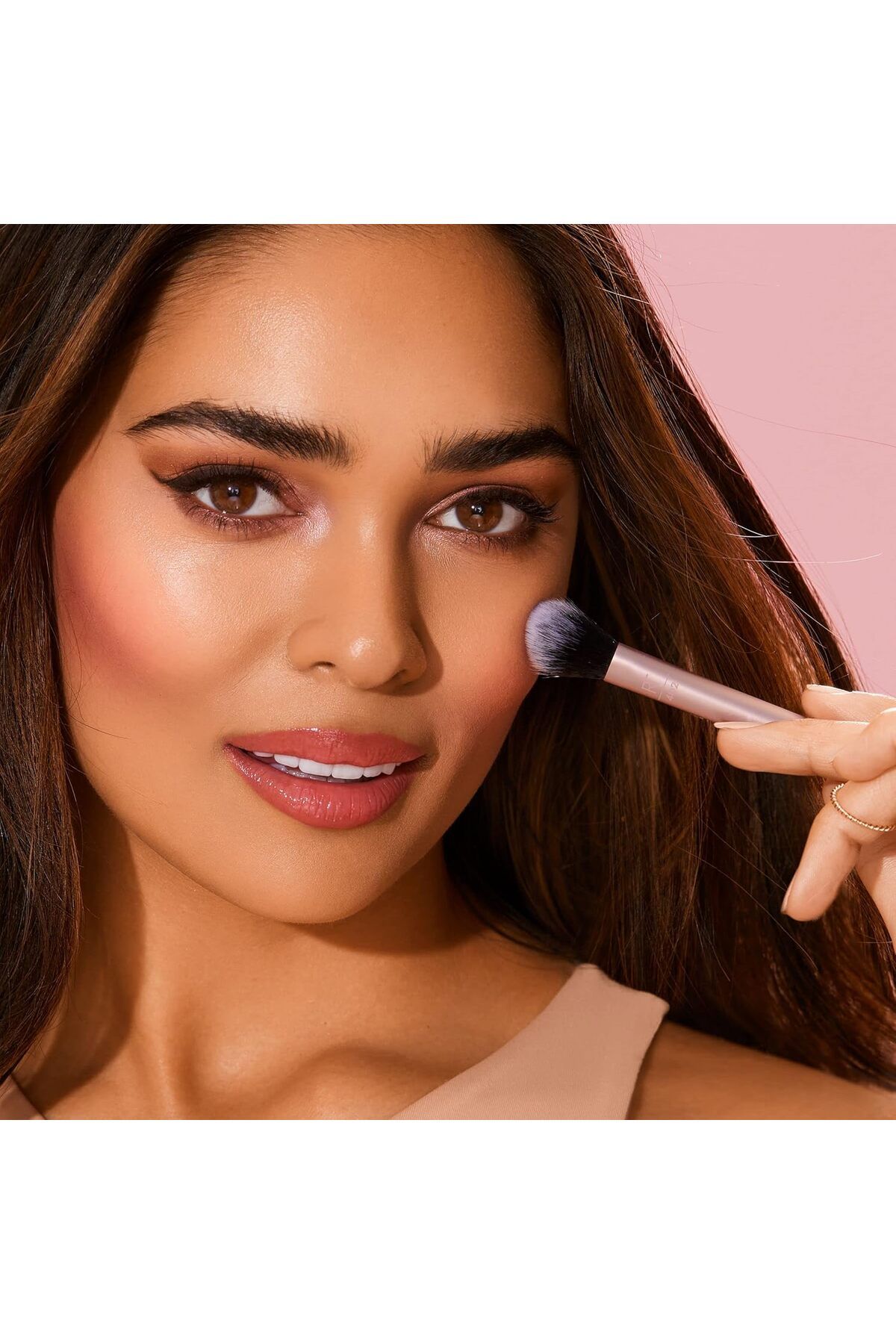 Real Techniques-Real Techniques Makeup Setting Brush, For Setting Powder, Loose Powder, & Pressed Powder, Face Makeu 4