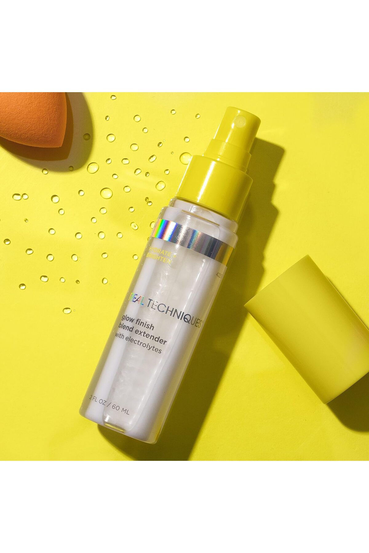 Real Techniques-Sponge+ Makeup Setting Spray for Face, Hydrating with Vitamin C + Electrolytes 6