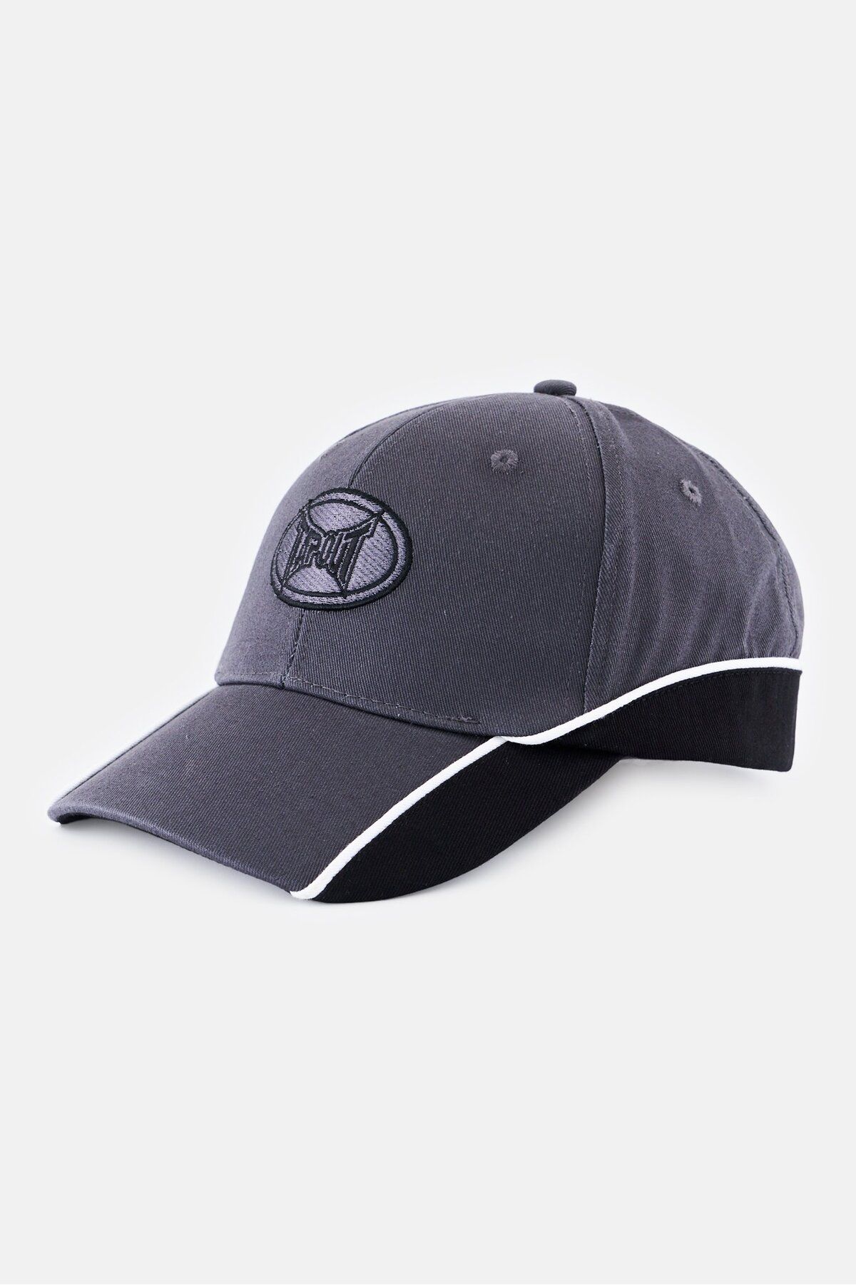 Tapout-Men Embroidered Logo Twill Cap, Grey 1