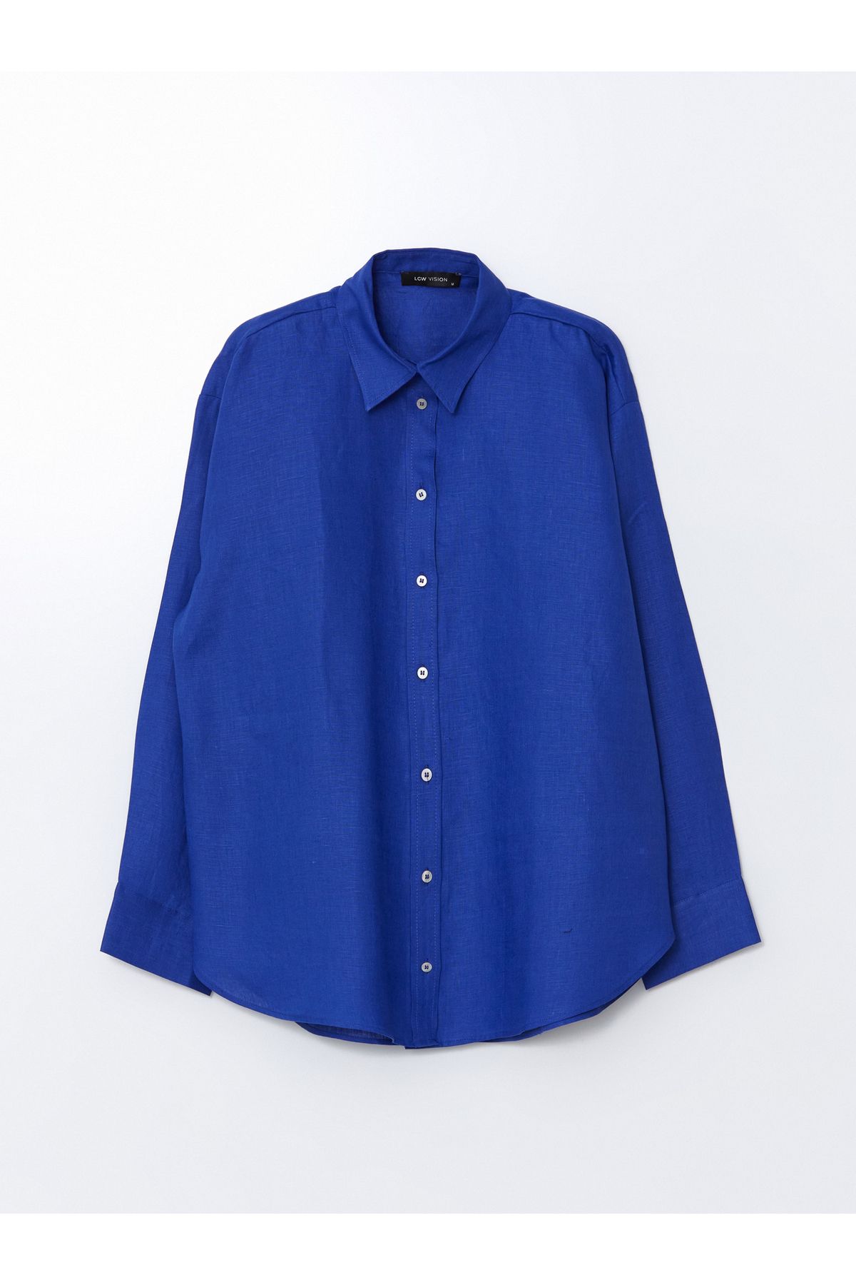 LC Waikiki Oversize Keten Kadın Gömlek