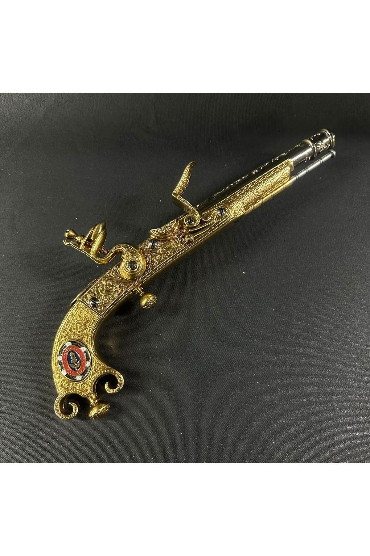DEKORANLA Metal İskoçya 1760 Koleksiyon Dekoratif Çakmaklı, Lüks ve Şık Hediye
