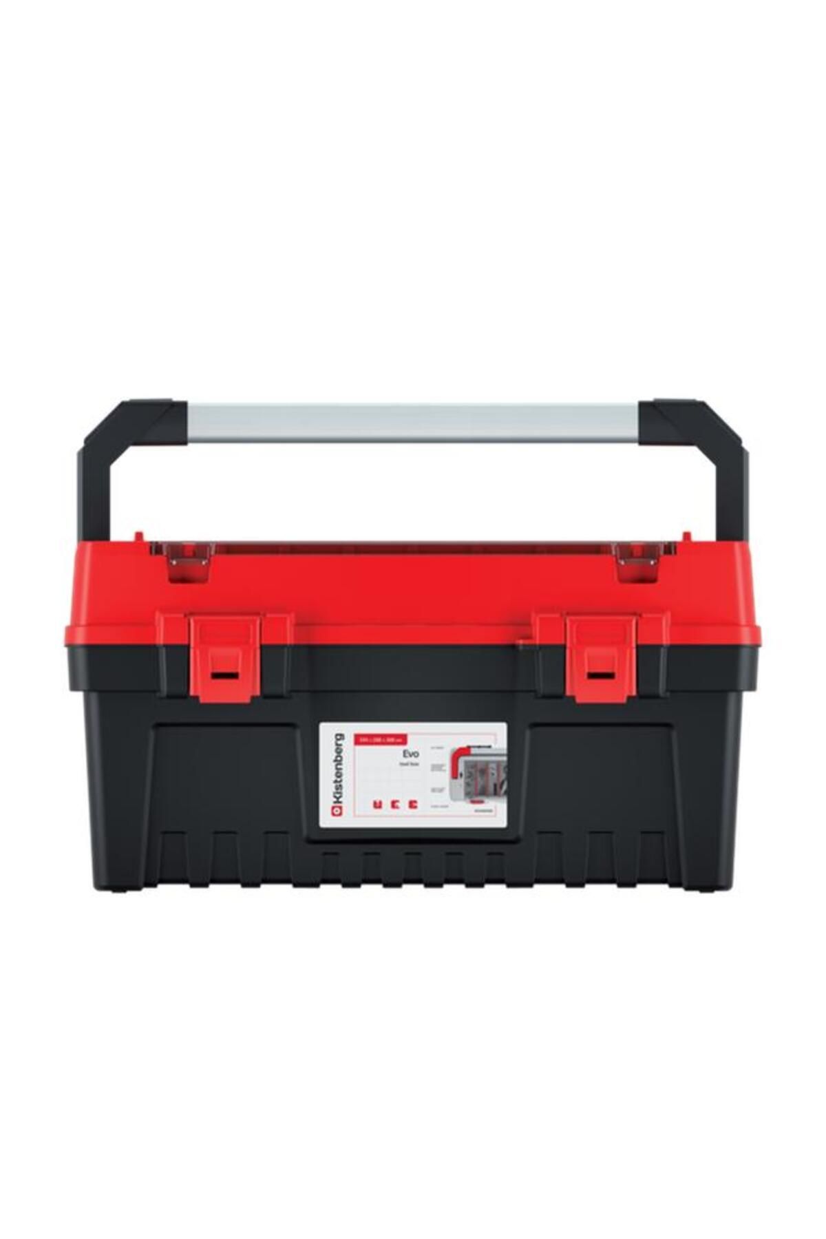 Generic-Kistenberg EVO 60 Durable Tool Box with Removable Separators Black and Red 2